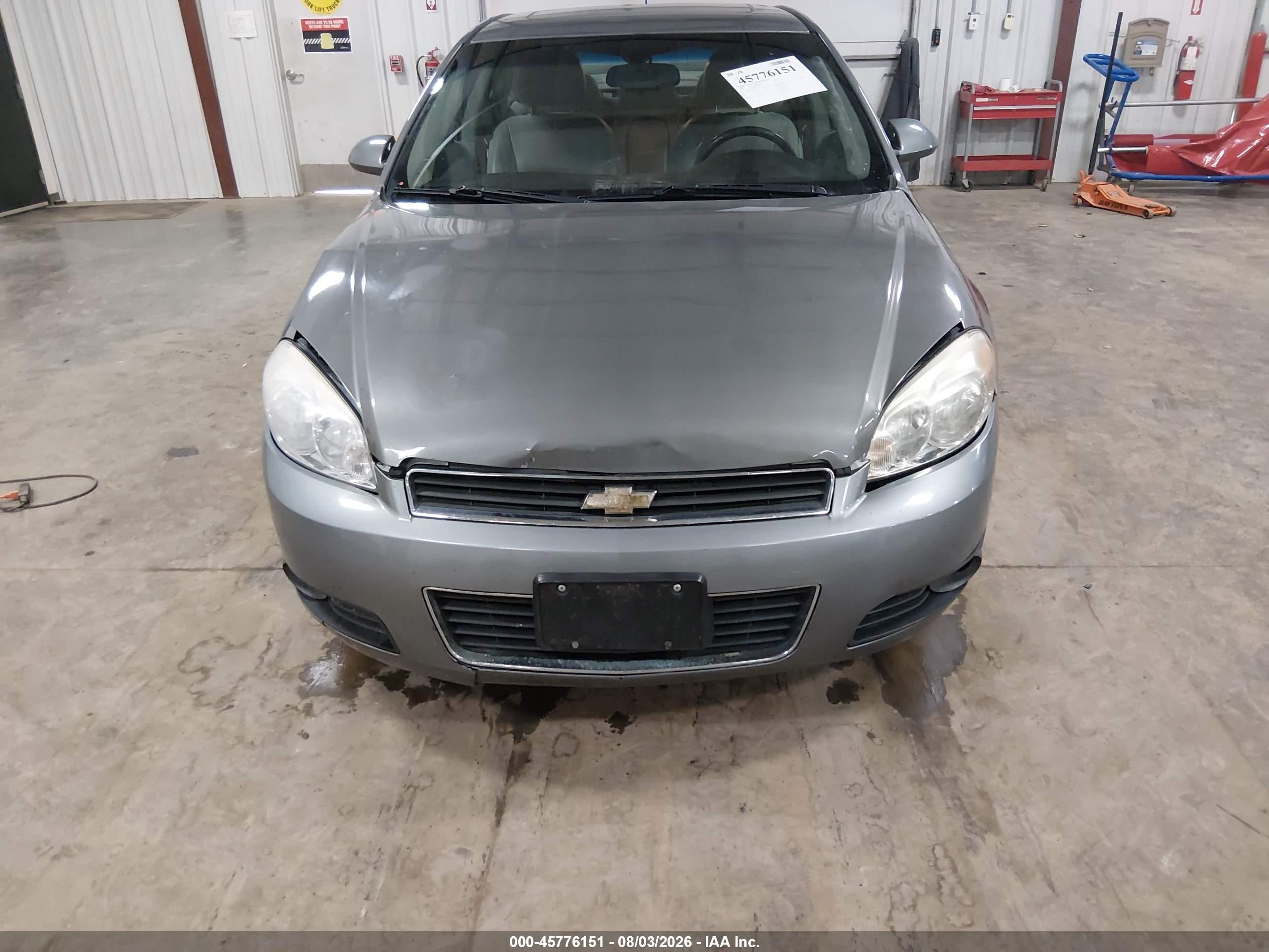 2009 Chevrolet Impala Lt Серый vin: 2G1WC57M991234705