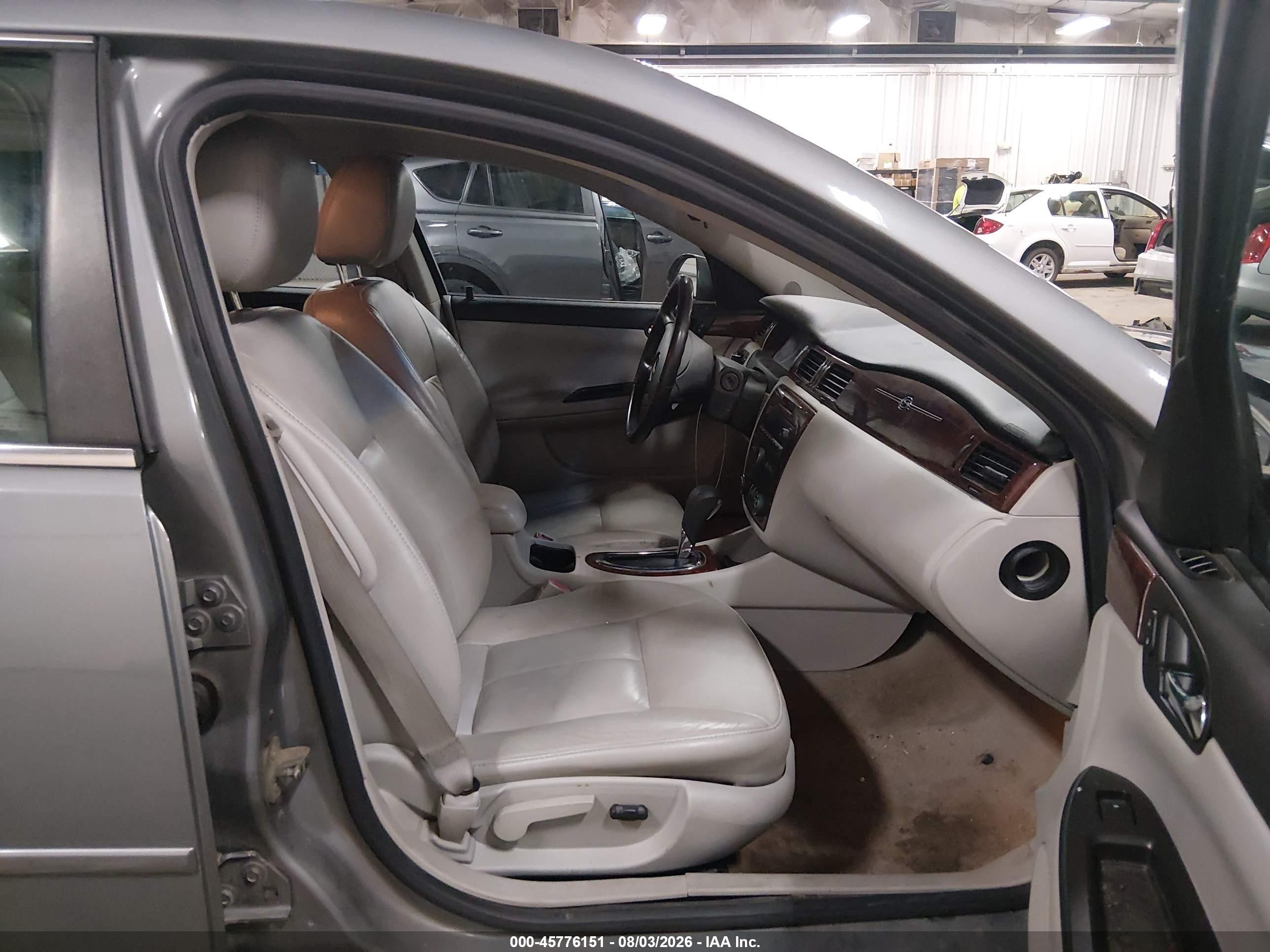 2009 Chevrolet Impala Lt Серый vin: 2G1WC57M991234705