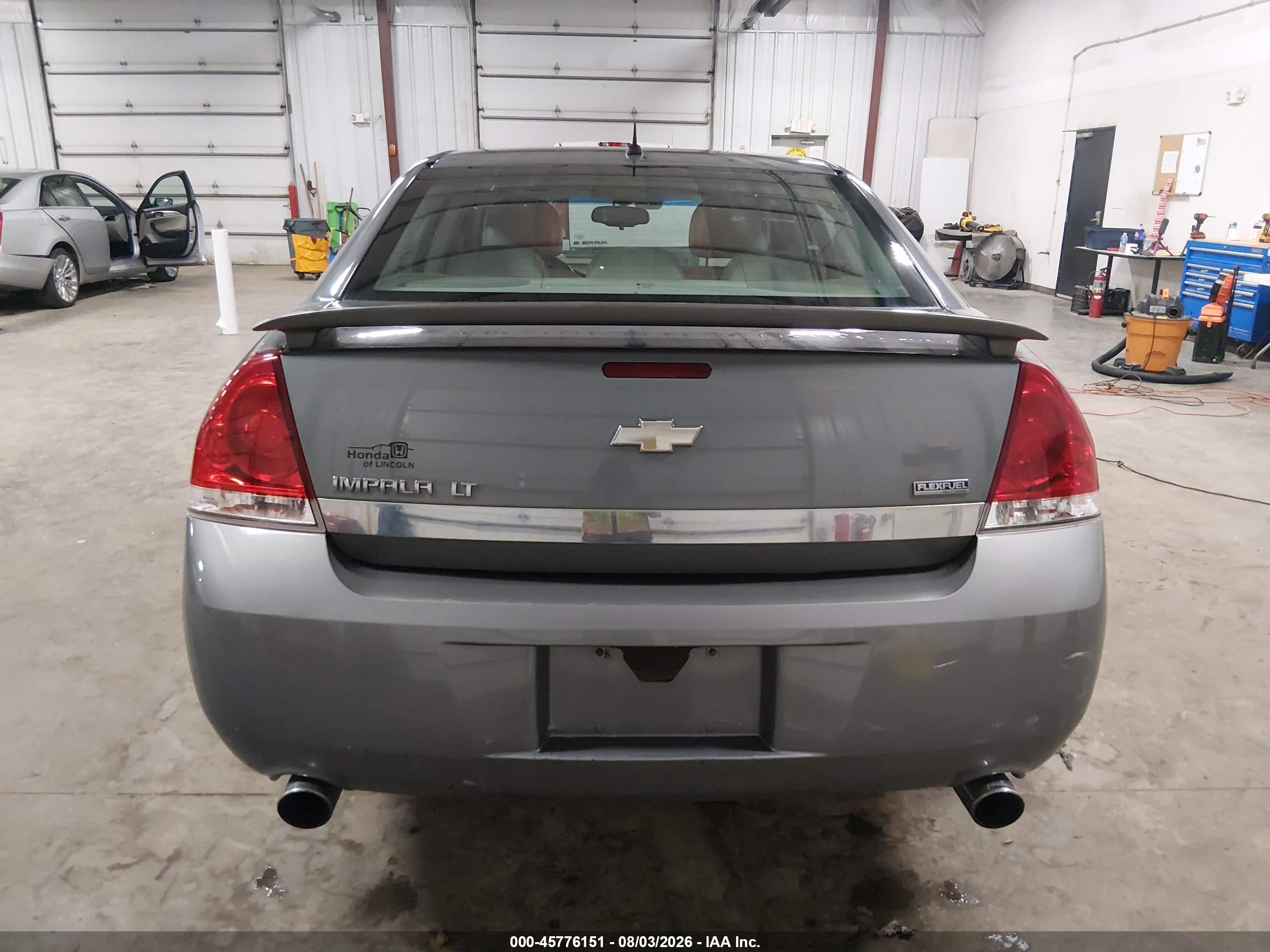 2009 Chevrolet Impala Lt Серый vin: 2G1WC57M991234705