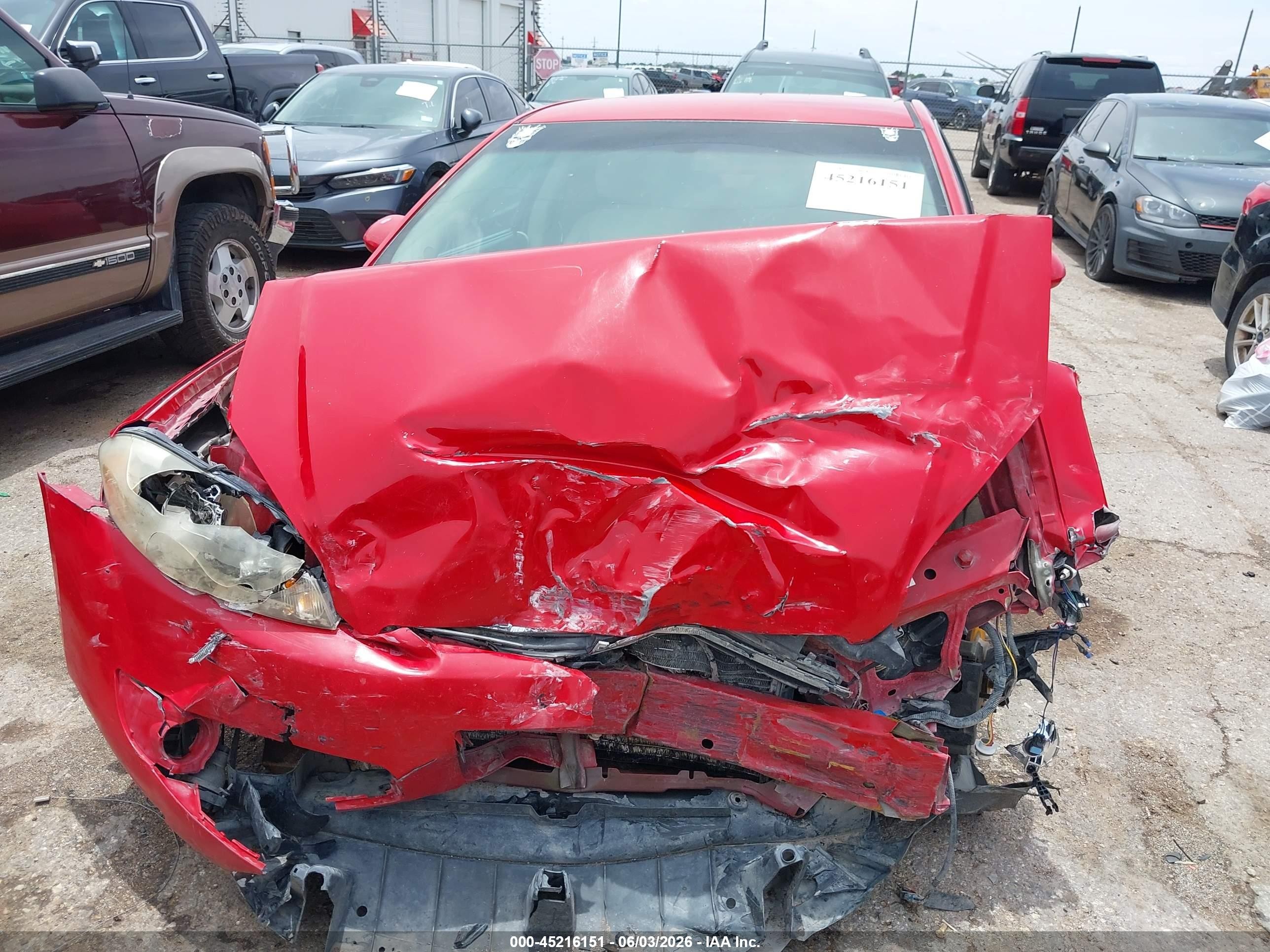 2009 Chevrolet Impala Lt Red vin: 2G1WC57MX91145726