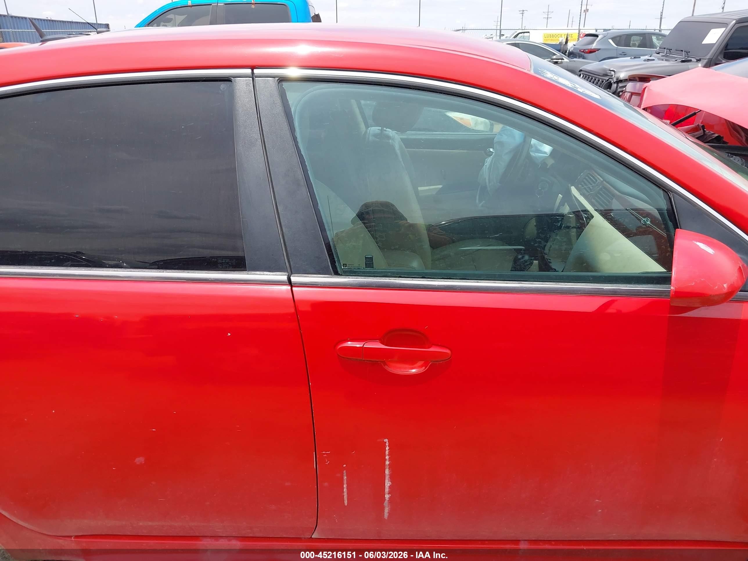 2009 Chevrolet Impala Lt Red vin: 2G1WC57MX91145726