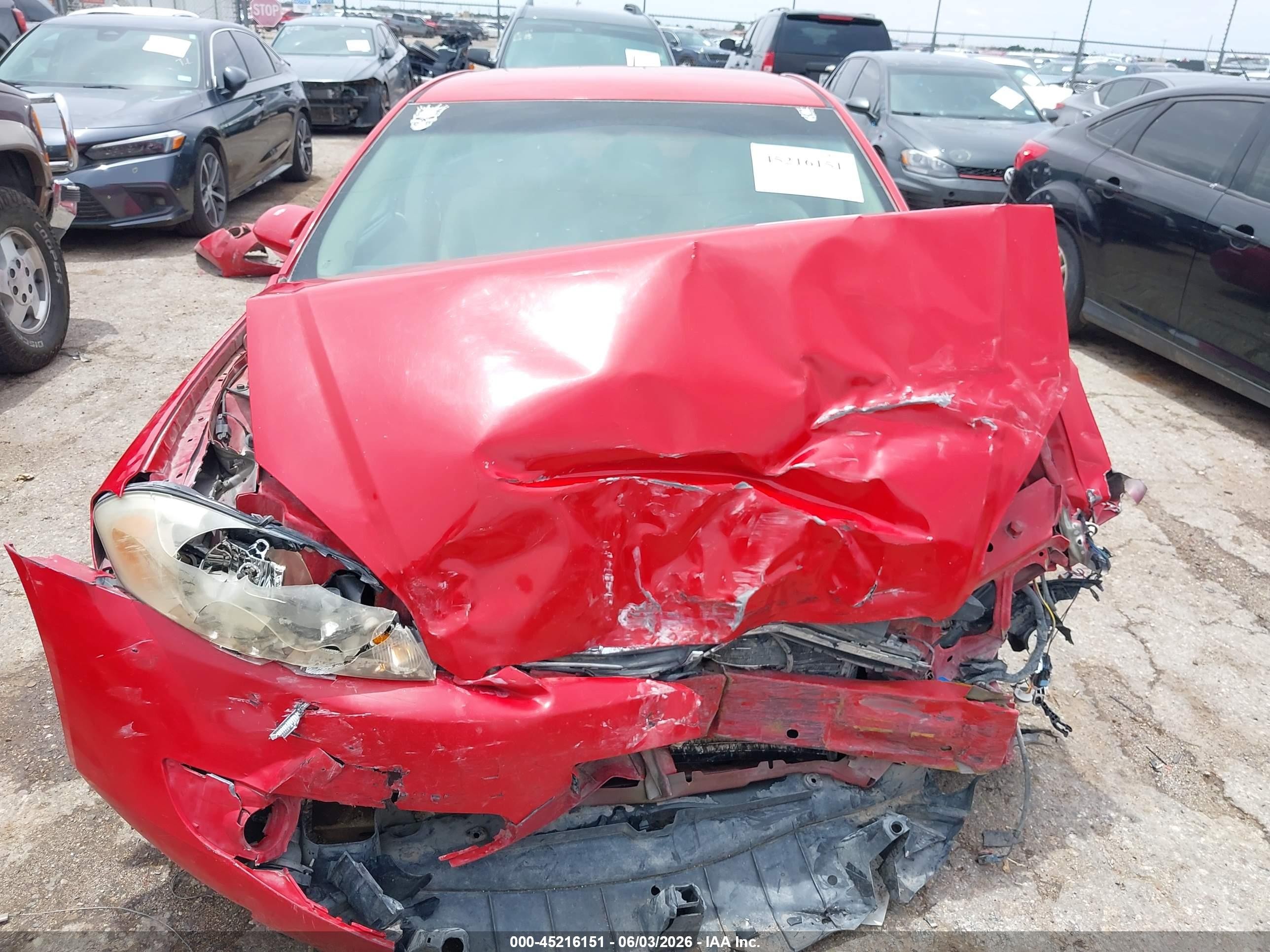 2009 Chevrolet Impala Lt Red vin: 2G1WC57MX91145726