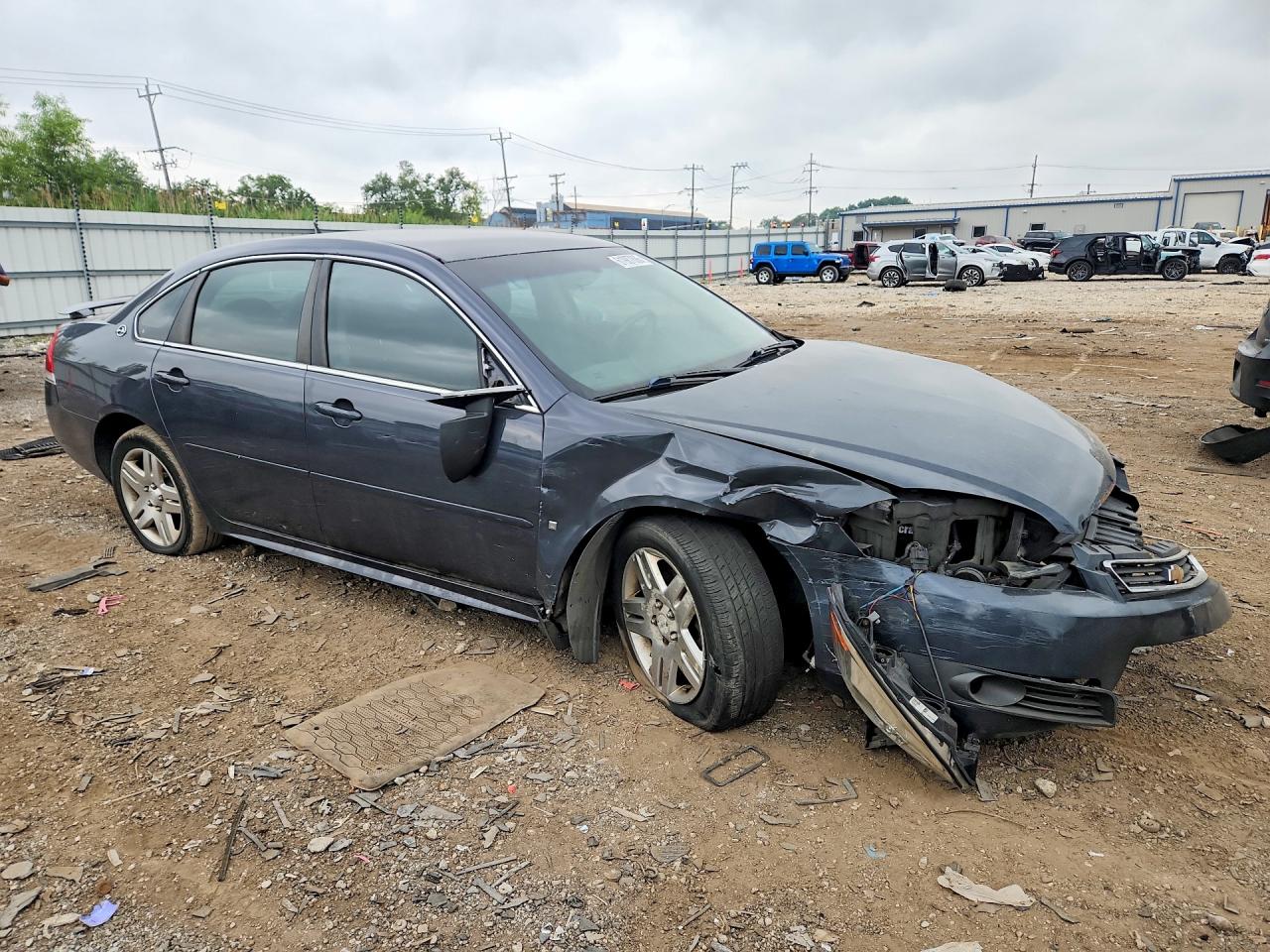 2009 Chevrolet Impala 2lt Серый vin: 2G1WC57MX91189547