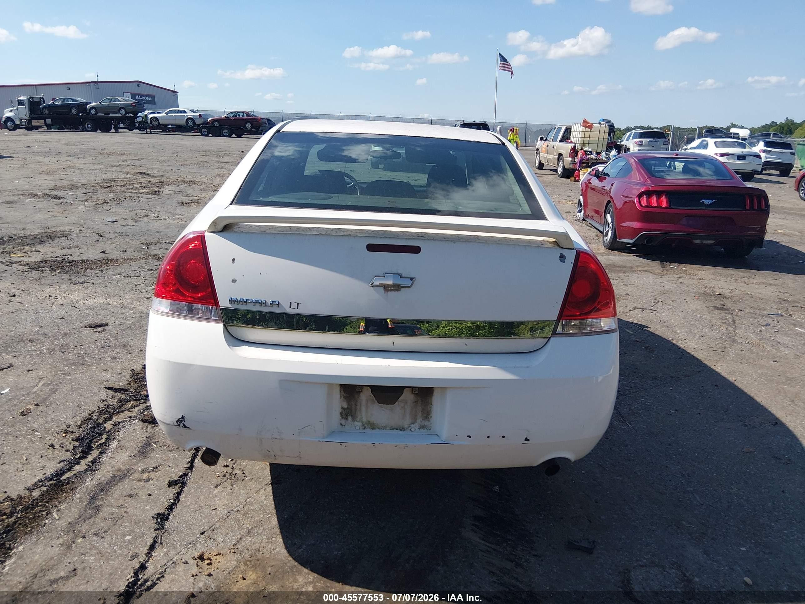 2006 Chevrolet Impala Lt White vin: 2G1WC581069128712