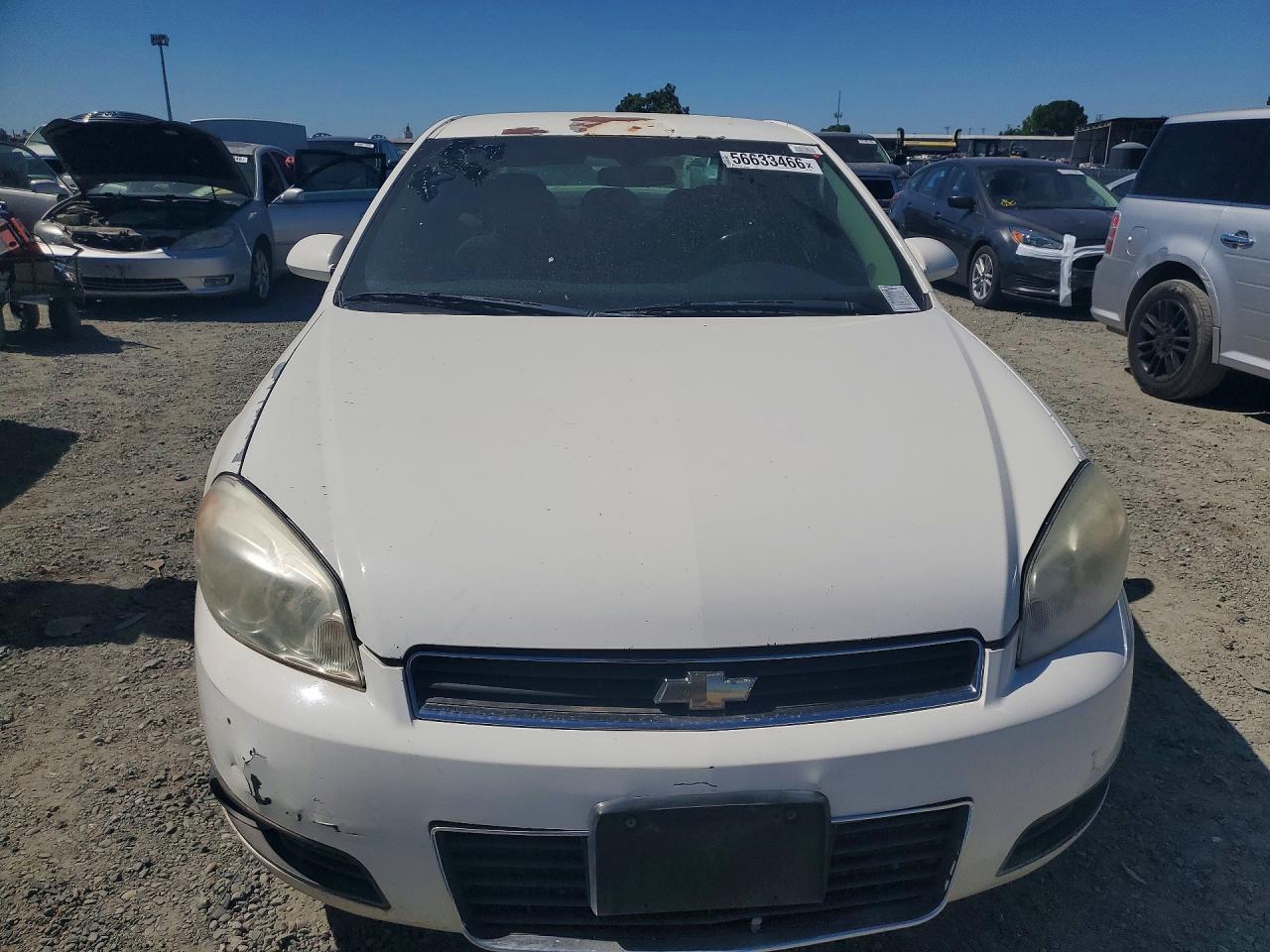 2006 Chevrolet Impala Lt White vin: 2G1WC581169406422