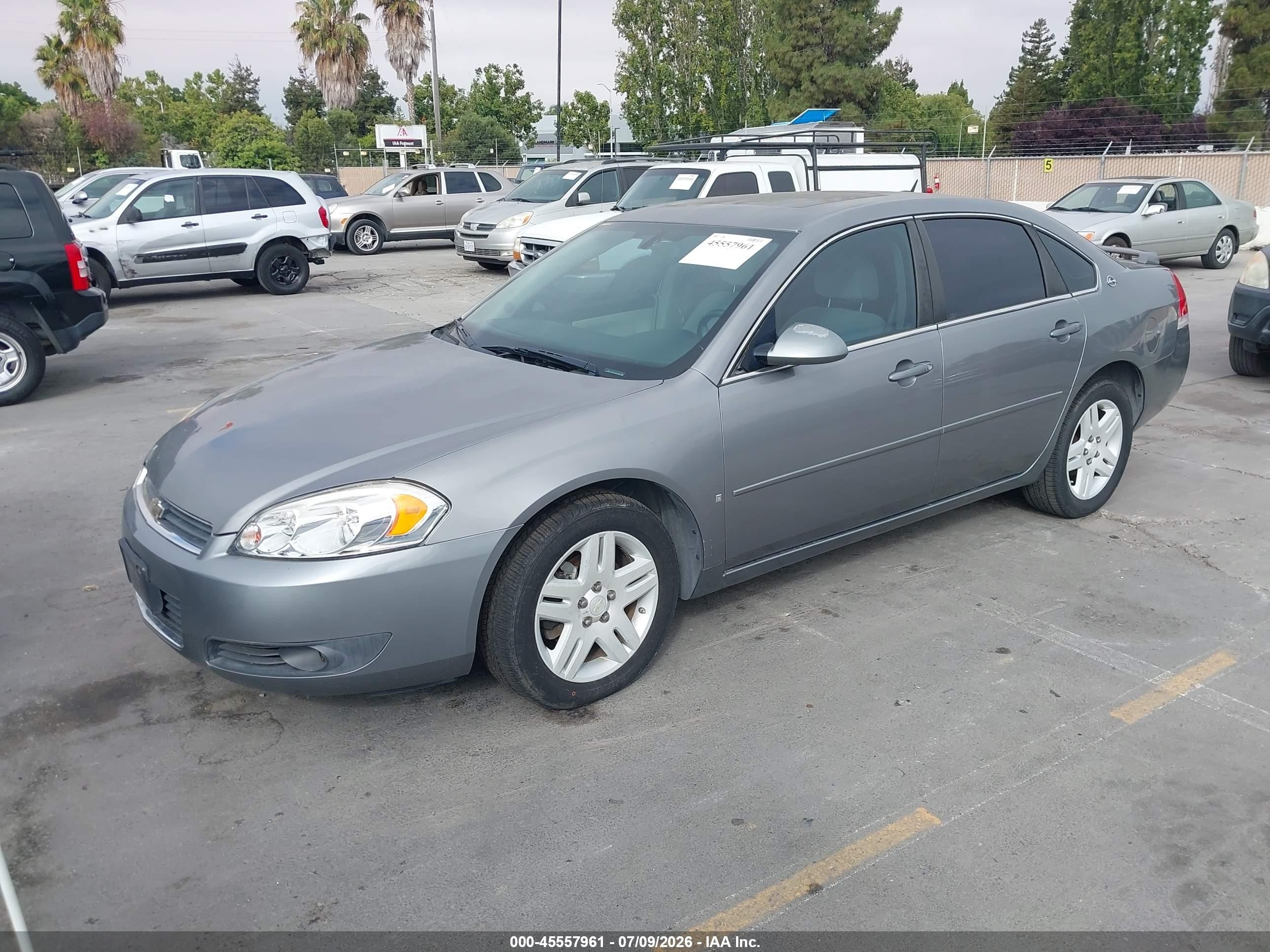 2006 Chevrolet Impala Lt Серый vin: 2G1WC581269436870