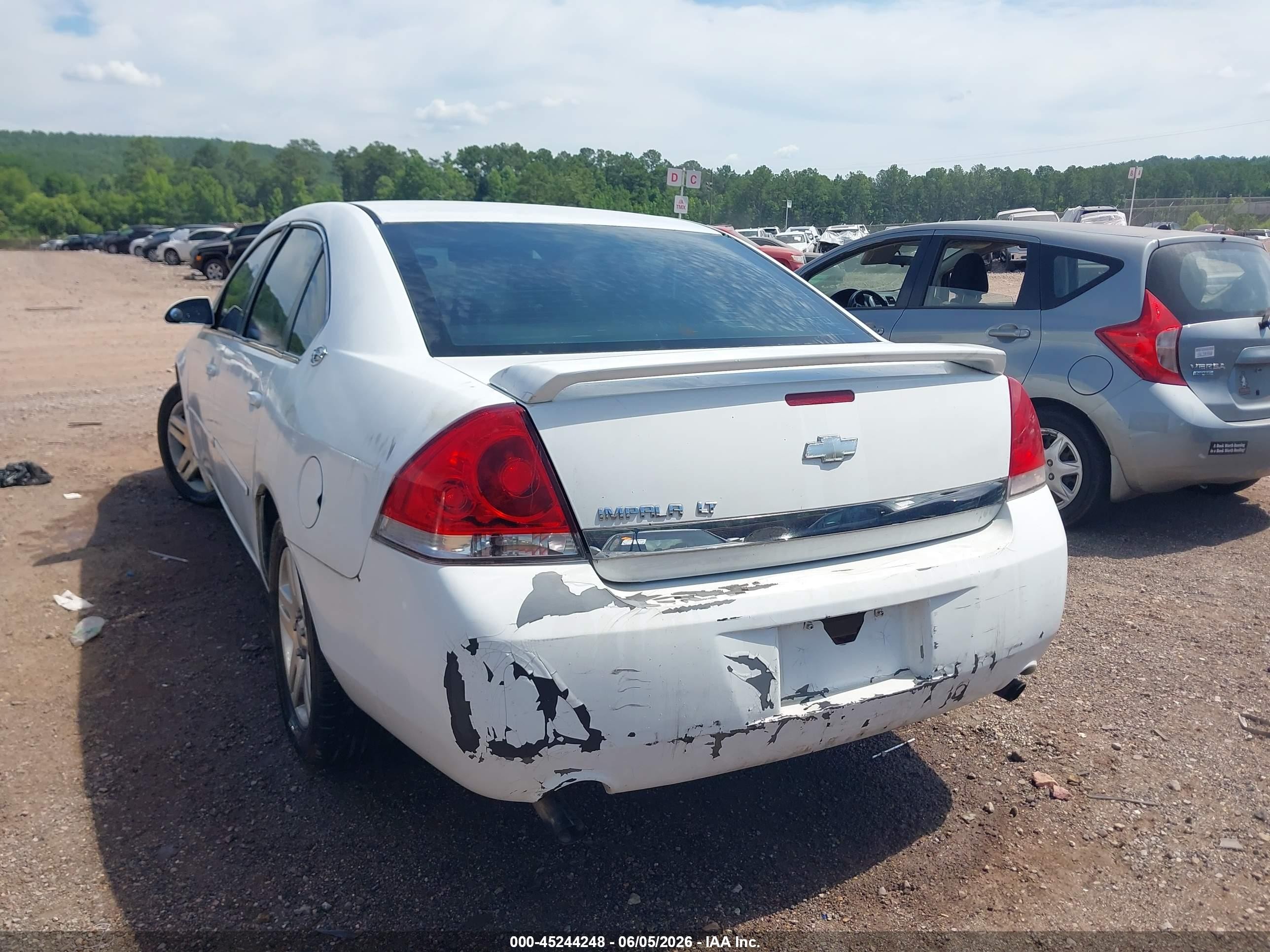 2006 Chevrolet Impala Lt White vin: 2G1WC581369109541