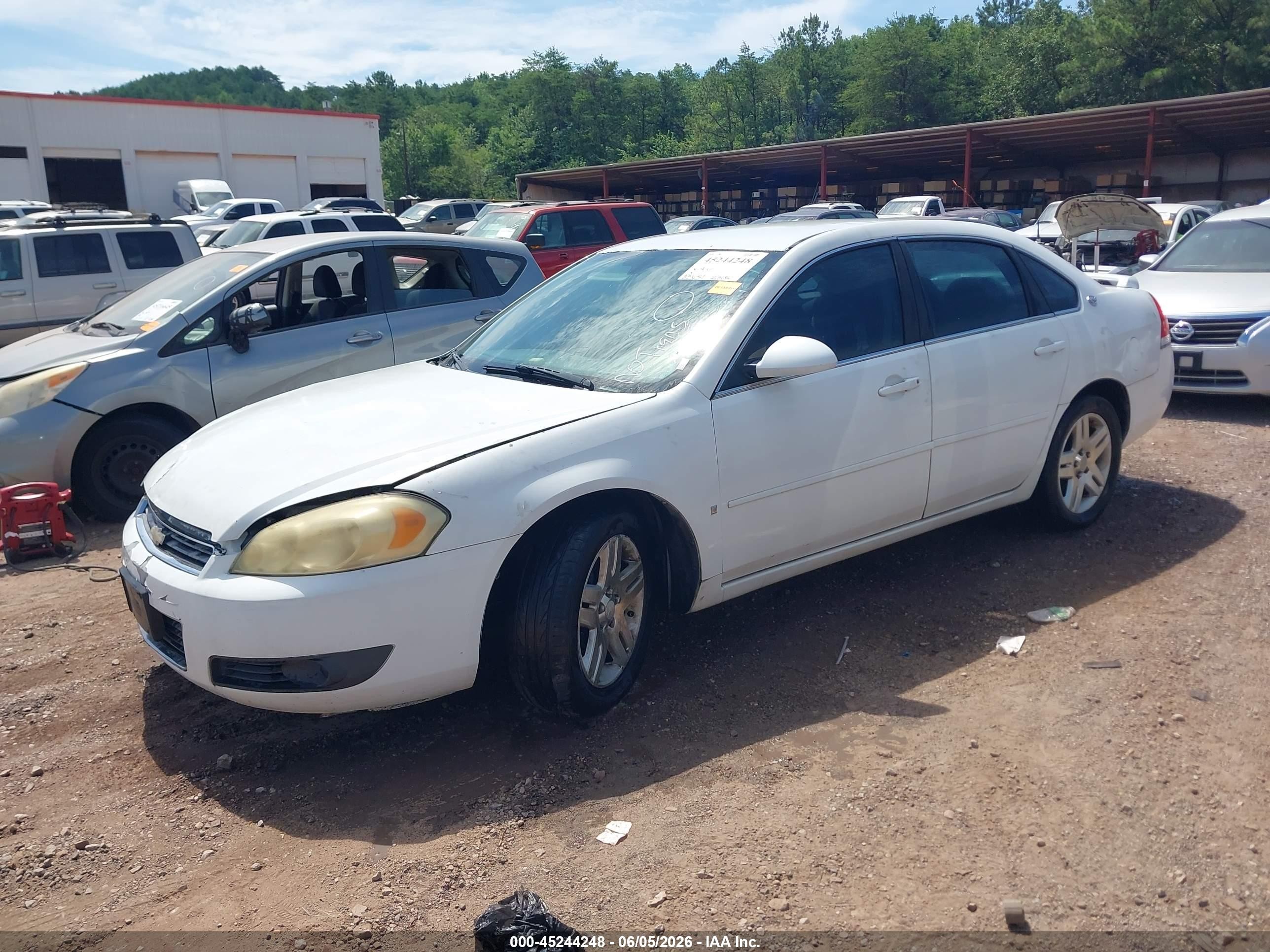 2006 Chevrolet Impala Lt White vin: 2G1WC581369109541