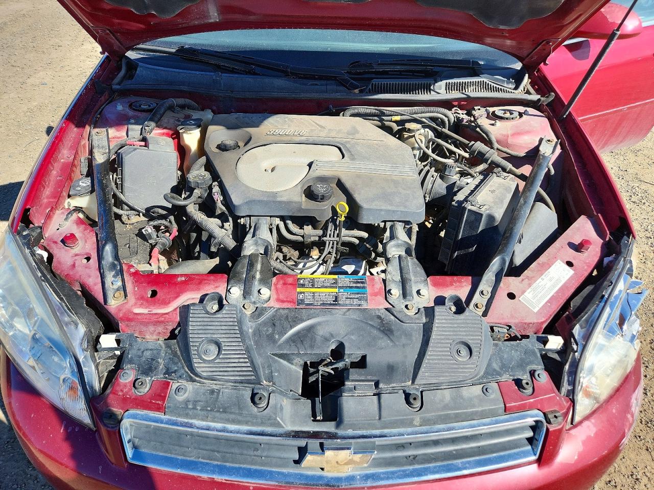 2006 Chevrolet Impala Lt Maroon vin: 2G1WC581369212989