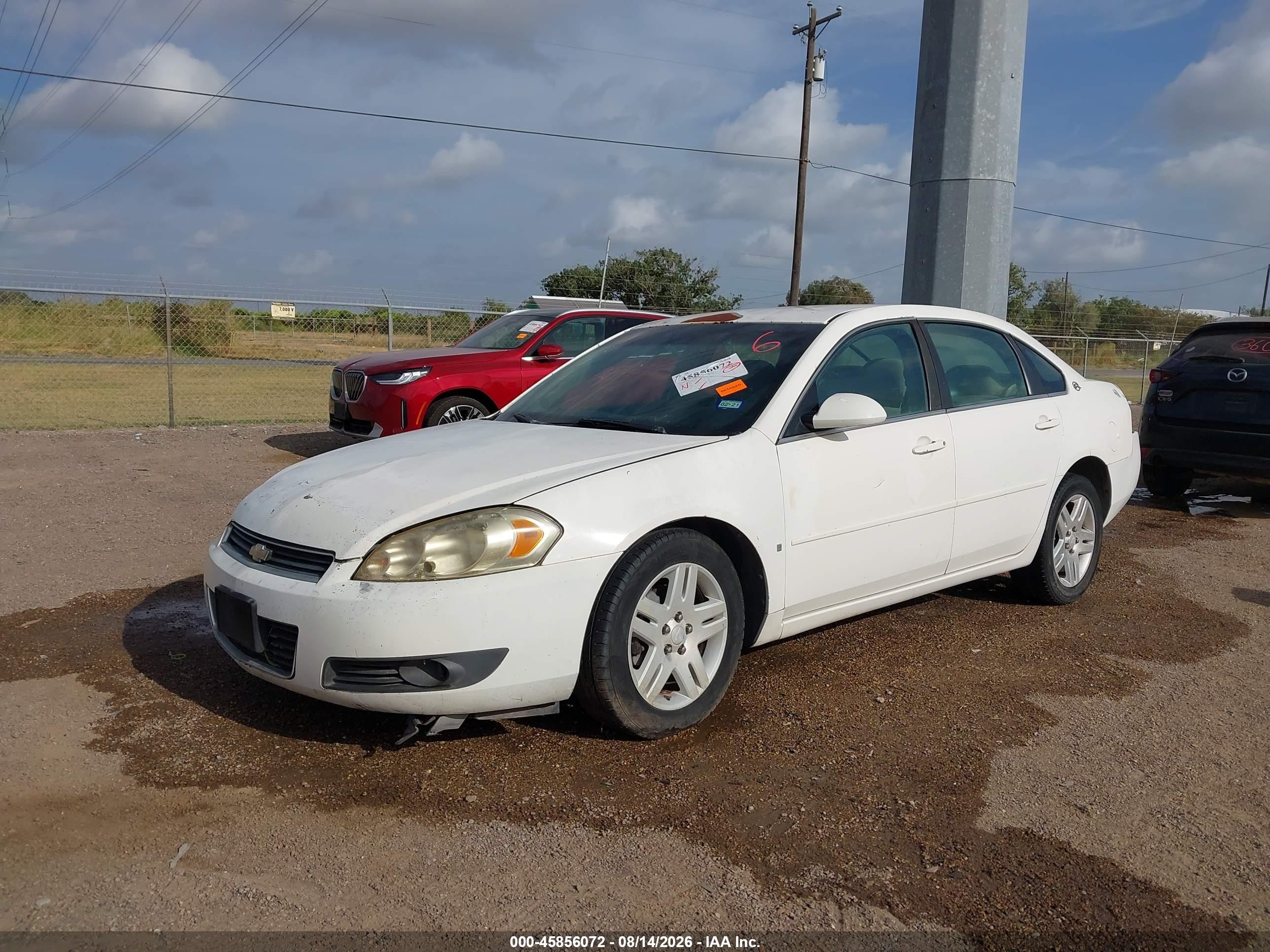 2006 Chevrolet Impala Lt Белый vin: 2G1WC581469136523
