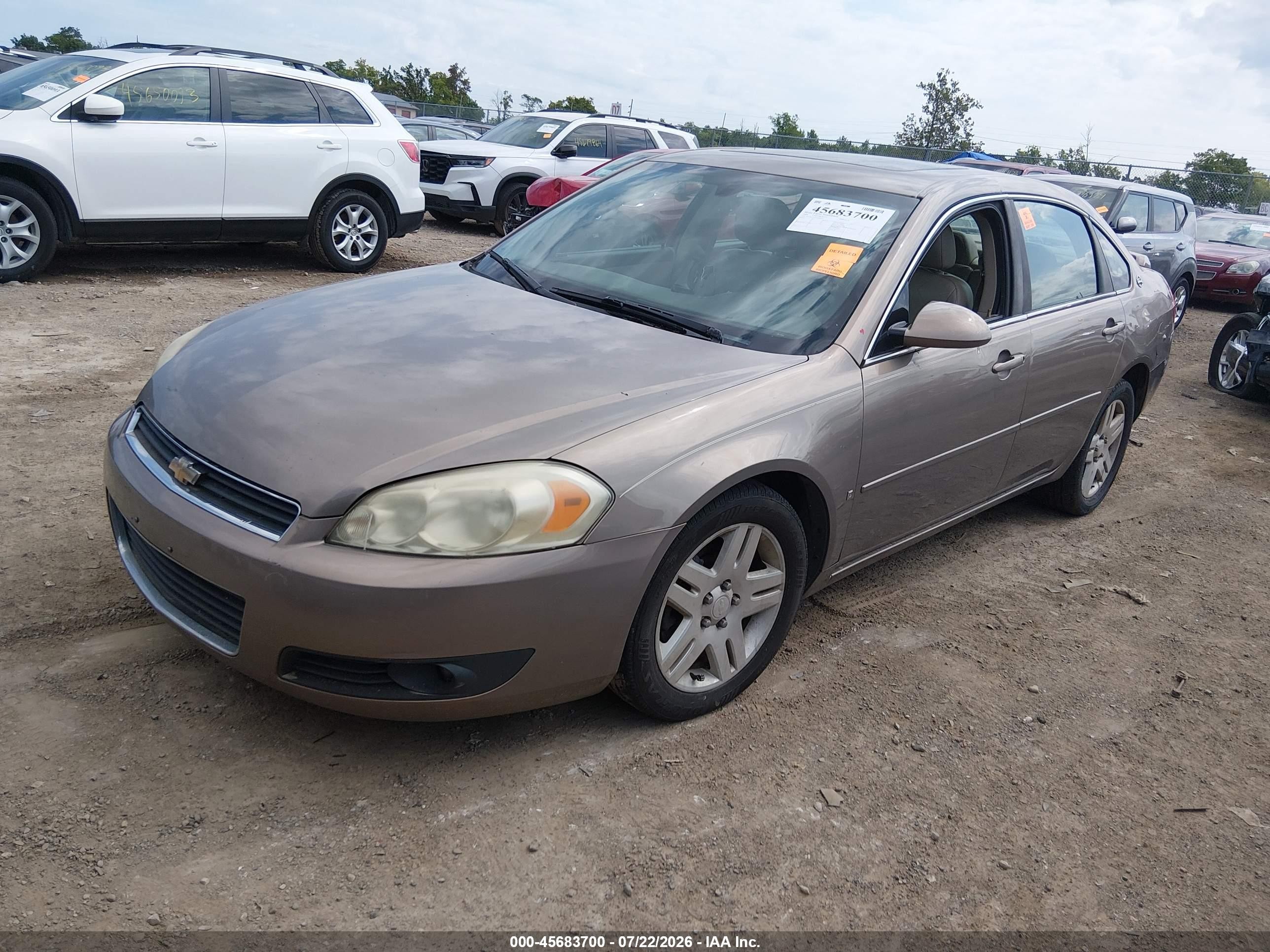 2006 Chevrolet Impala Lt Tan vin: 2G1WC581469264034