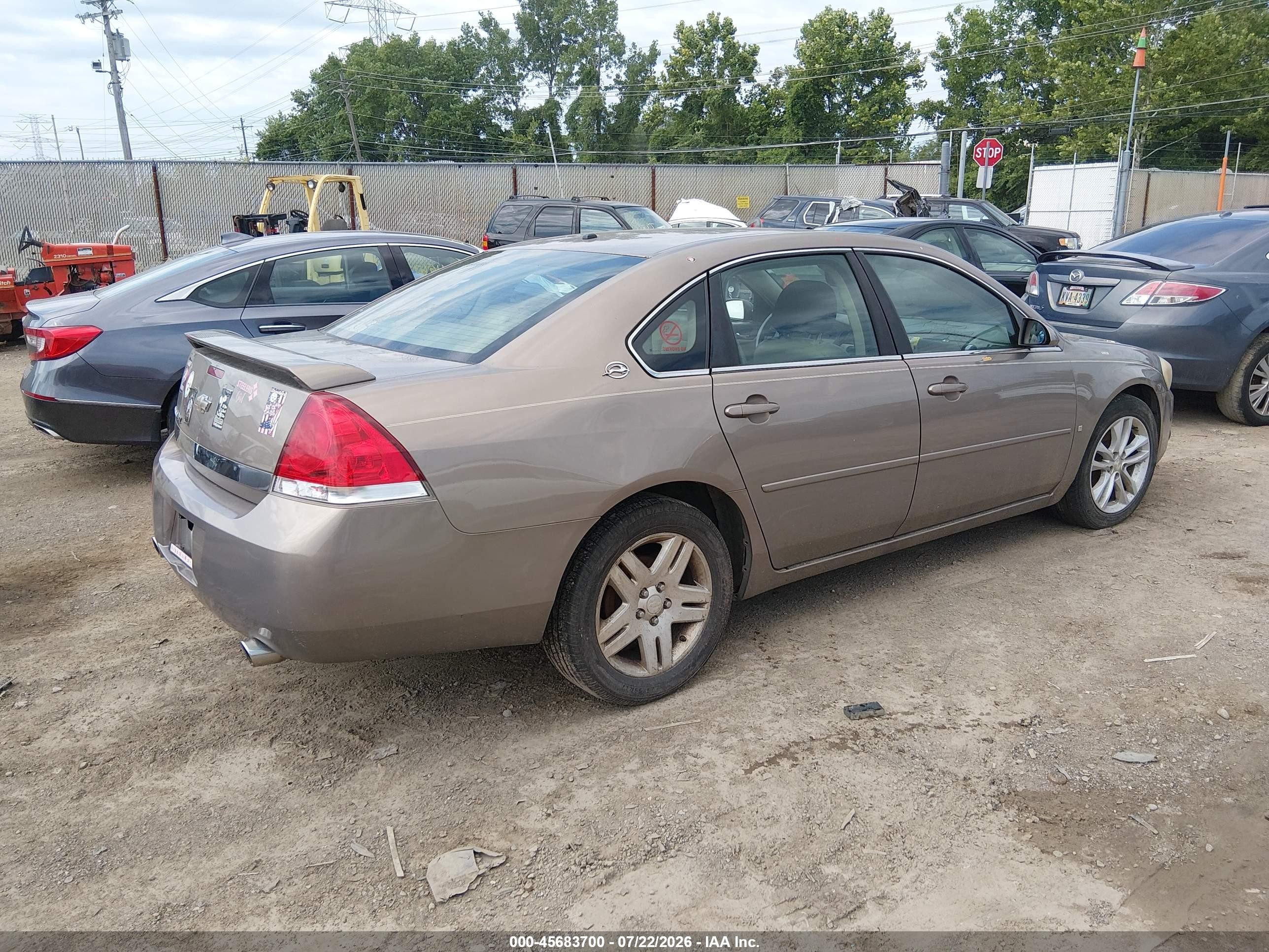 2006 Chevrolet Impala Lt Tan vin: 2G1WC581469264034