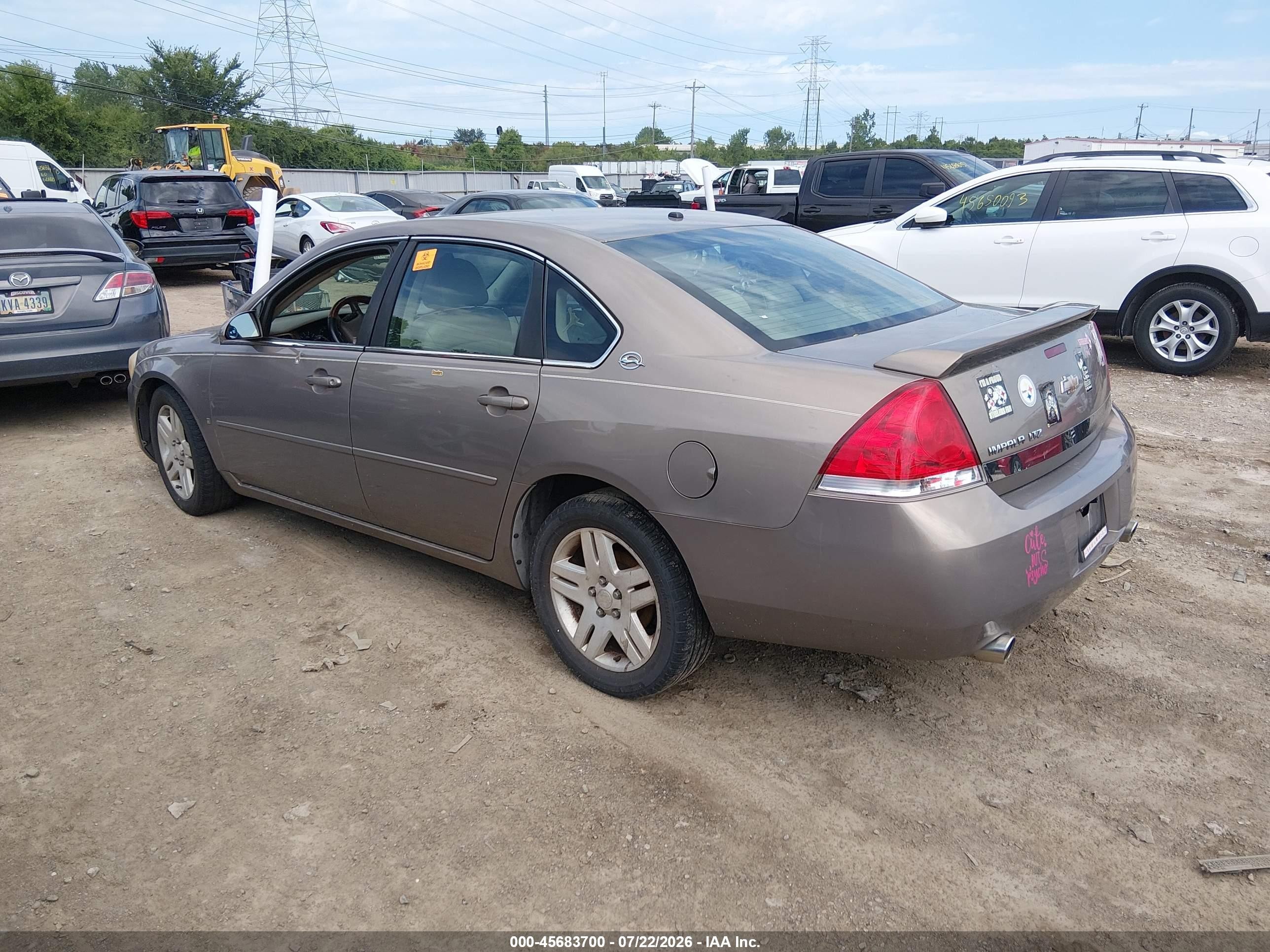 2006 Chevrolet Impala Lt Tan vin: 2G1WC581469264034