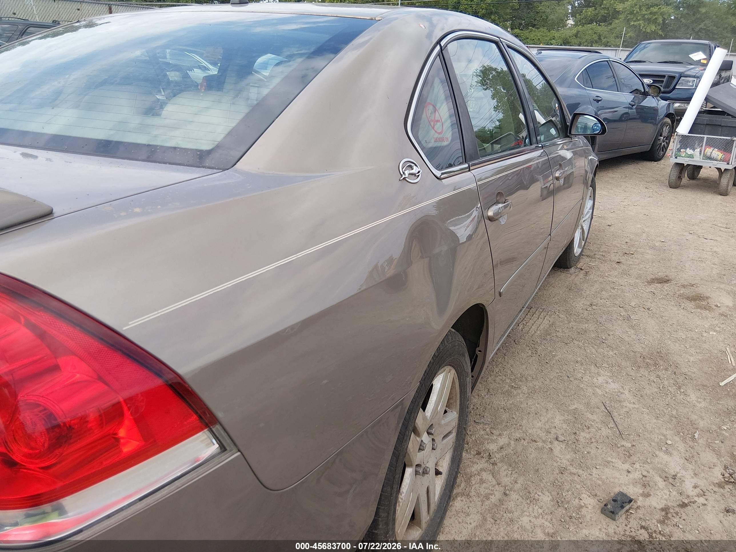 2006 Chevrolet Impala Lt Tan vin: 2G1WC581469264034