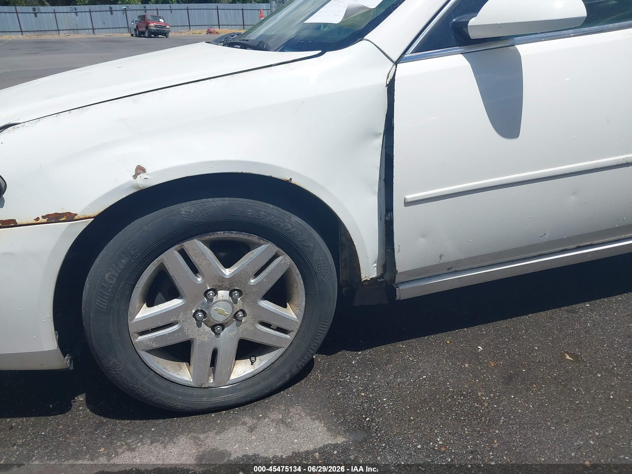 2006 Chevrolet Impala Lt White vin: 2G1WC581569106673