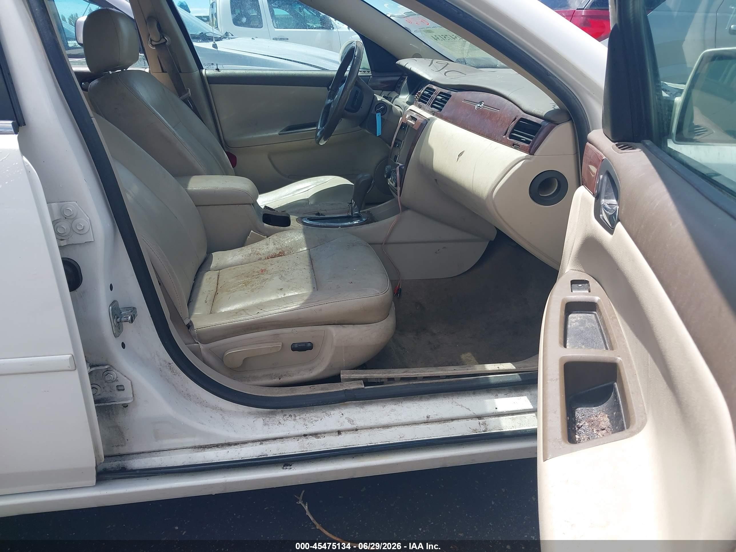 2006 Chevrolet Impala Lt White vin: 2G1WC581569106673