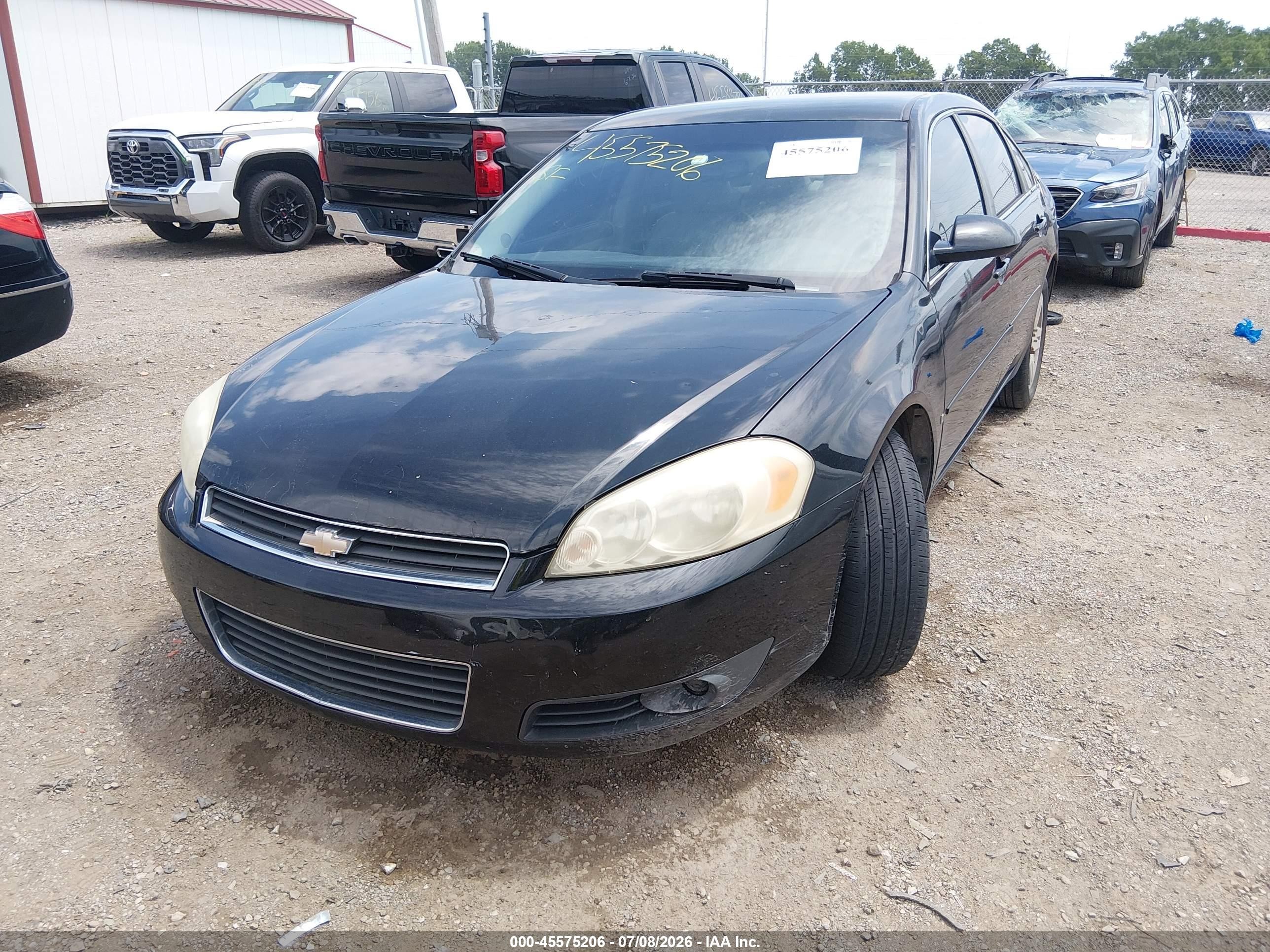 2006 Chevrolet Impala Lt Black vin: 2G1WC581669226403