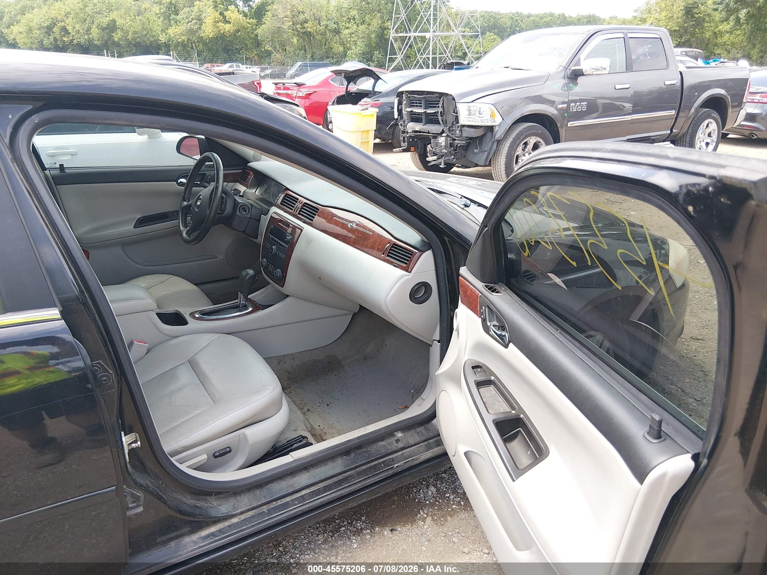 2006 Chevrolet Impala Lt Black vin: 2G1WC581669226403