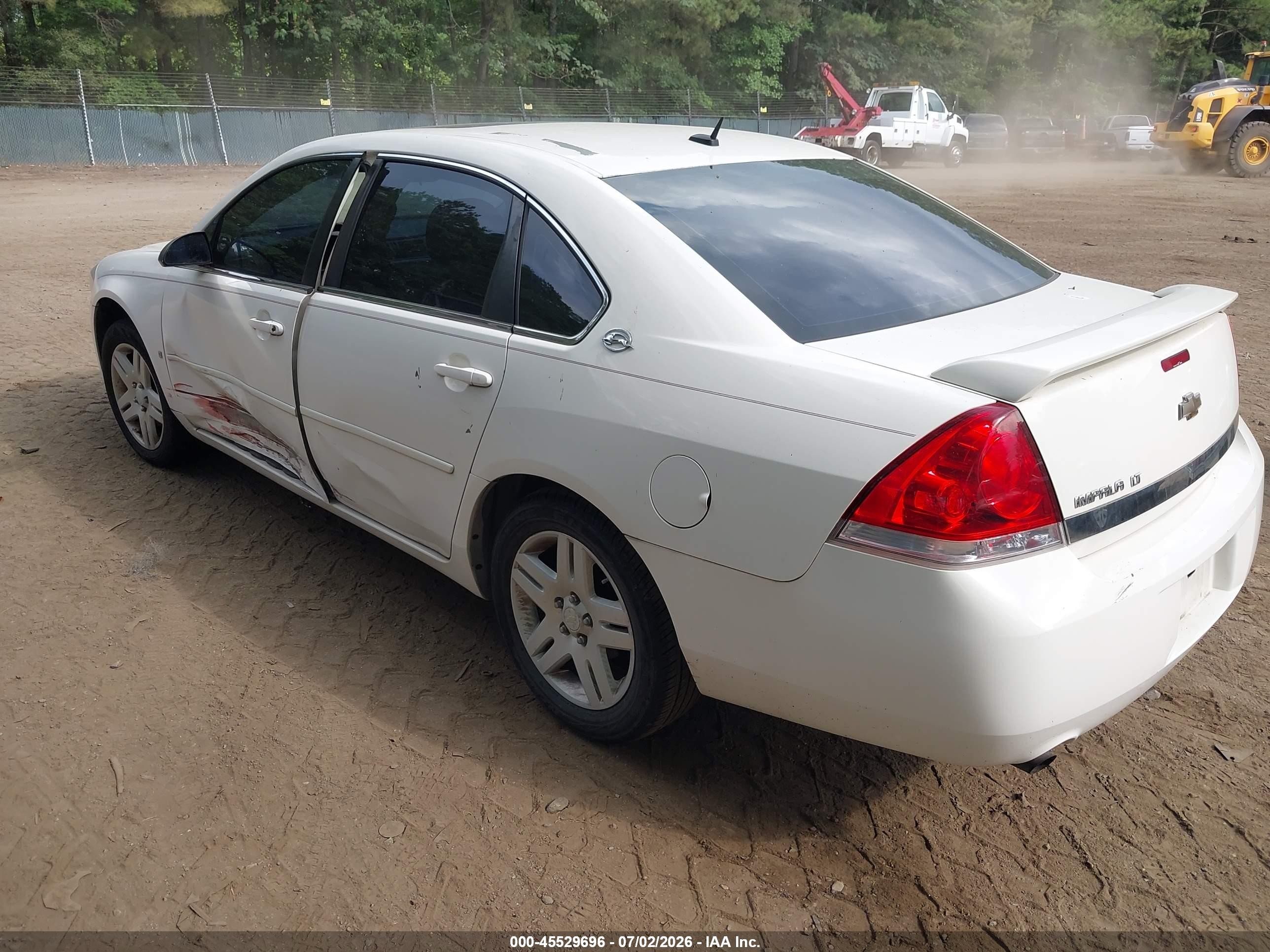 2006 Chevrolet Impala Lt White vin: 2G1WC581869234812