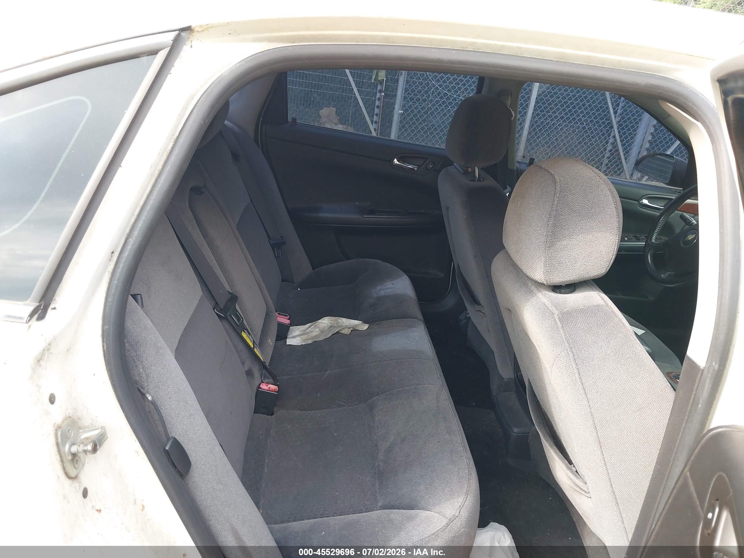 2006 Chevrolet Impala Lt White vin: 2G1WC581869234812