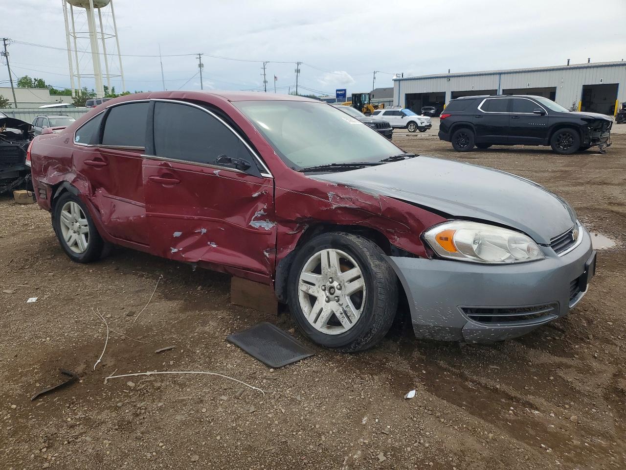 2006 Chevrolet Impala Lt Burgundy vin: 2G1WC581869332920