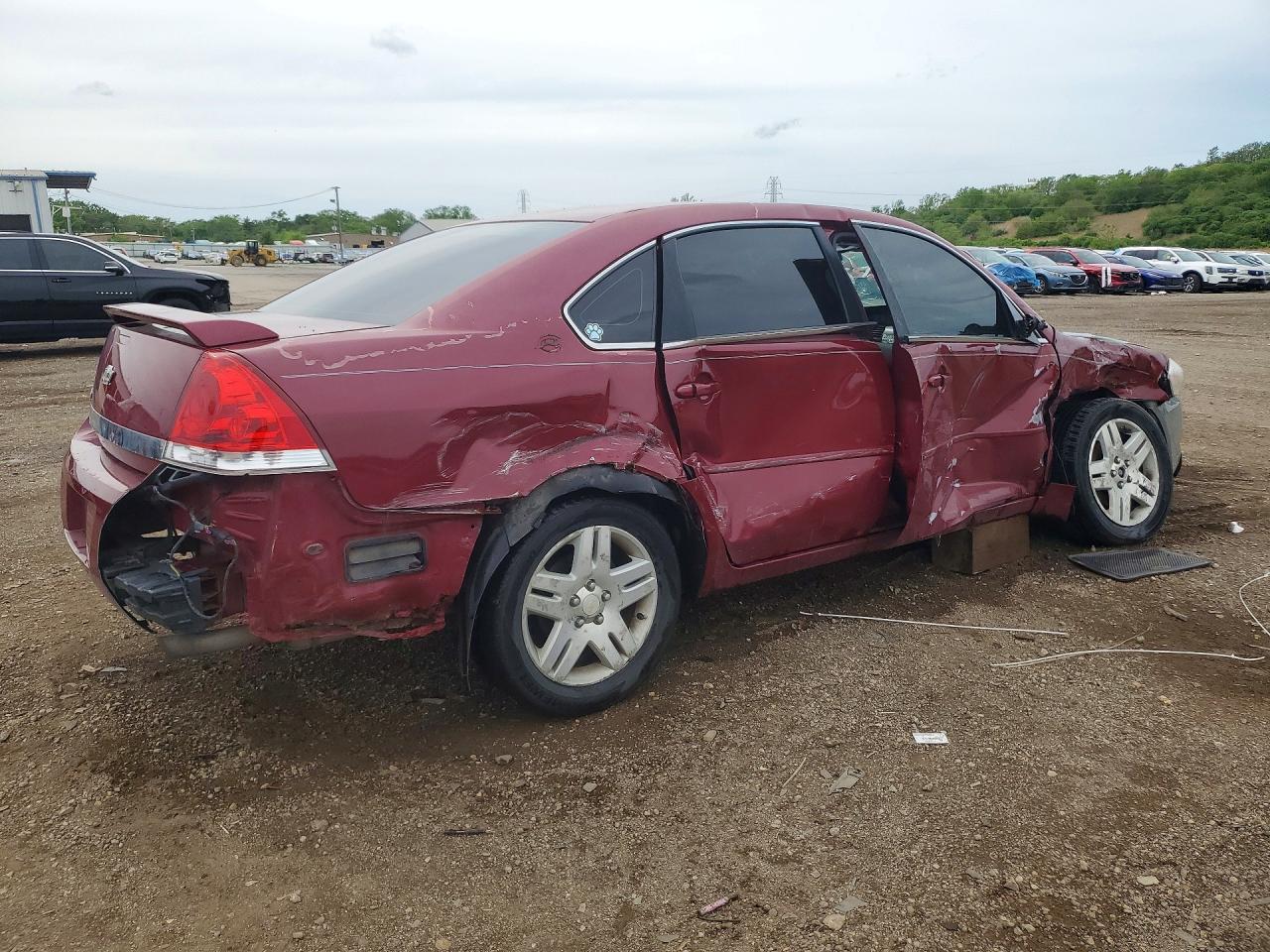 2006 Chevrolet Impala Lt Burgundy vin: 2G1WC581869332920