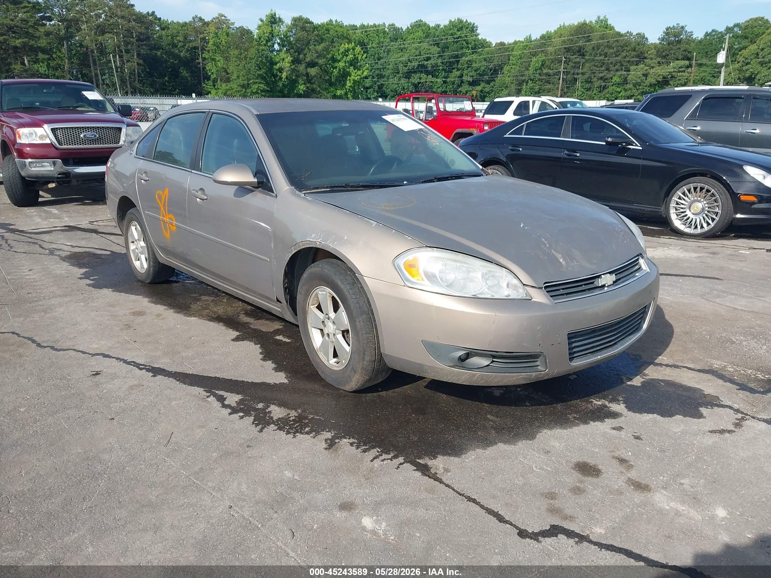 2006 Chevrolet Impala Lt Tan vin: 2G1WC581869432564