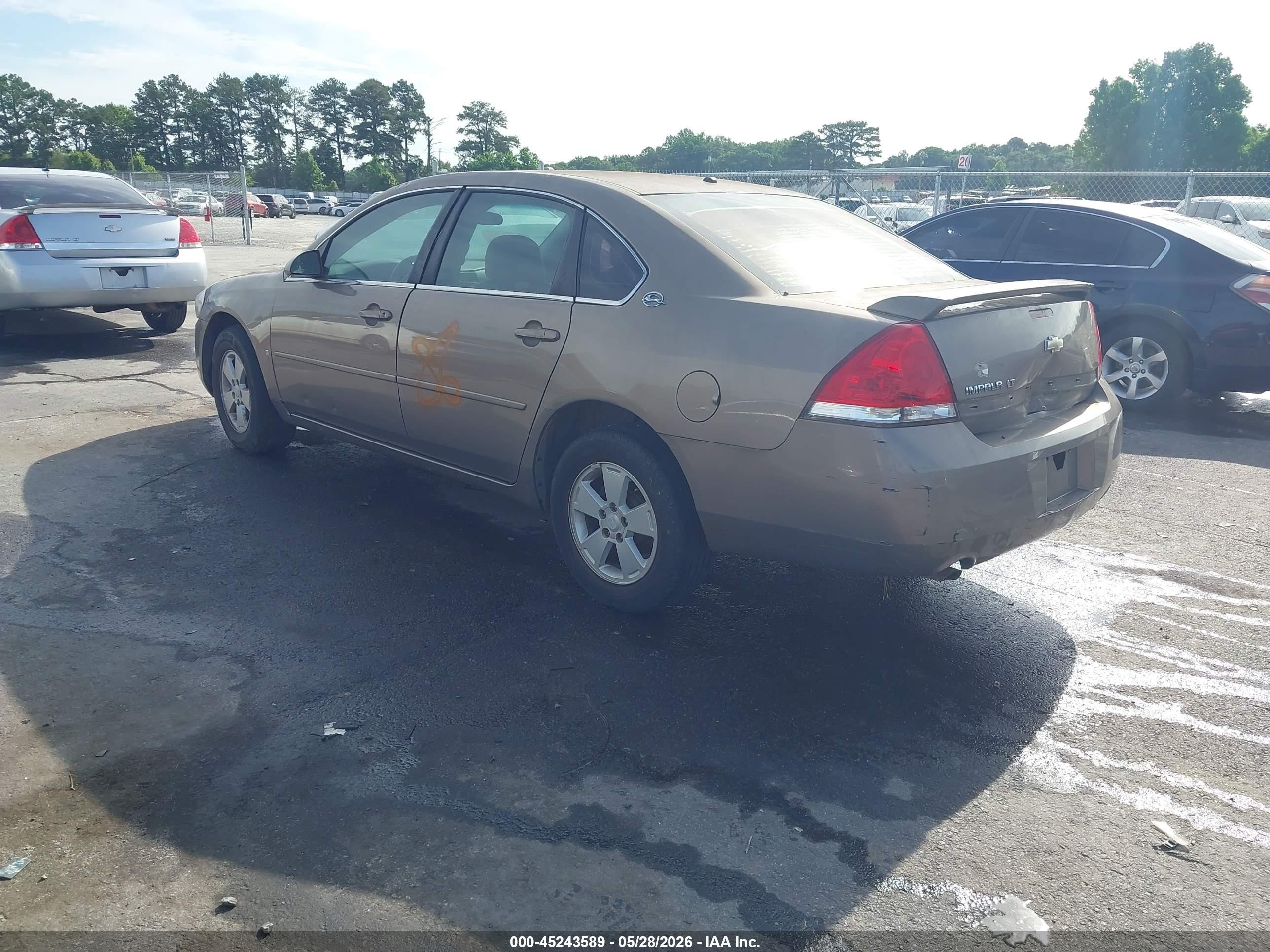 2006 Chevrolet Impala Lt Tan vin: 2G1WC581869432564