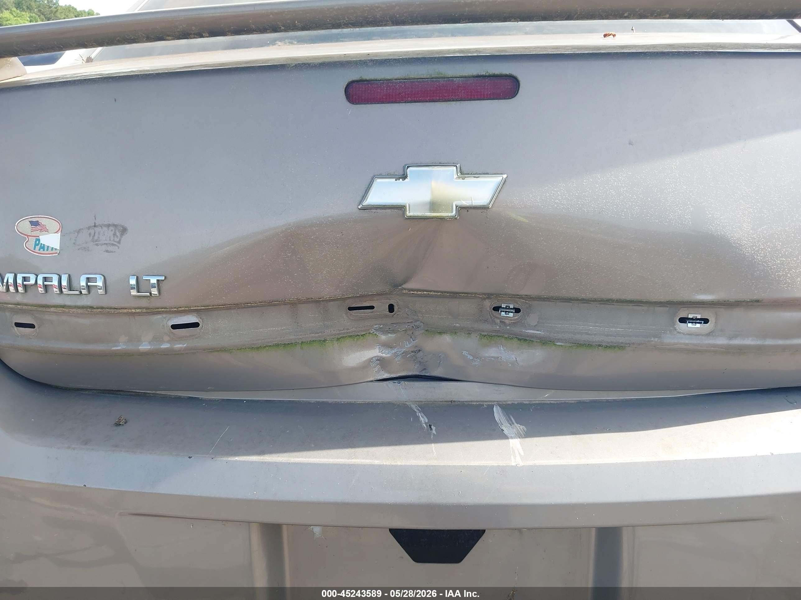 2006 Chevrolet Impala Lt Tan vin: 2G1WC581869432564