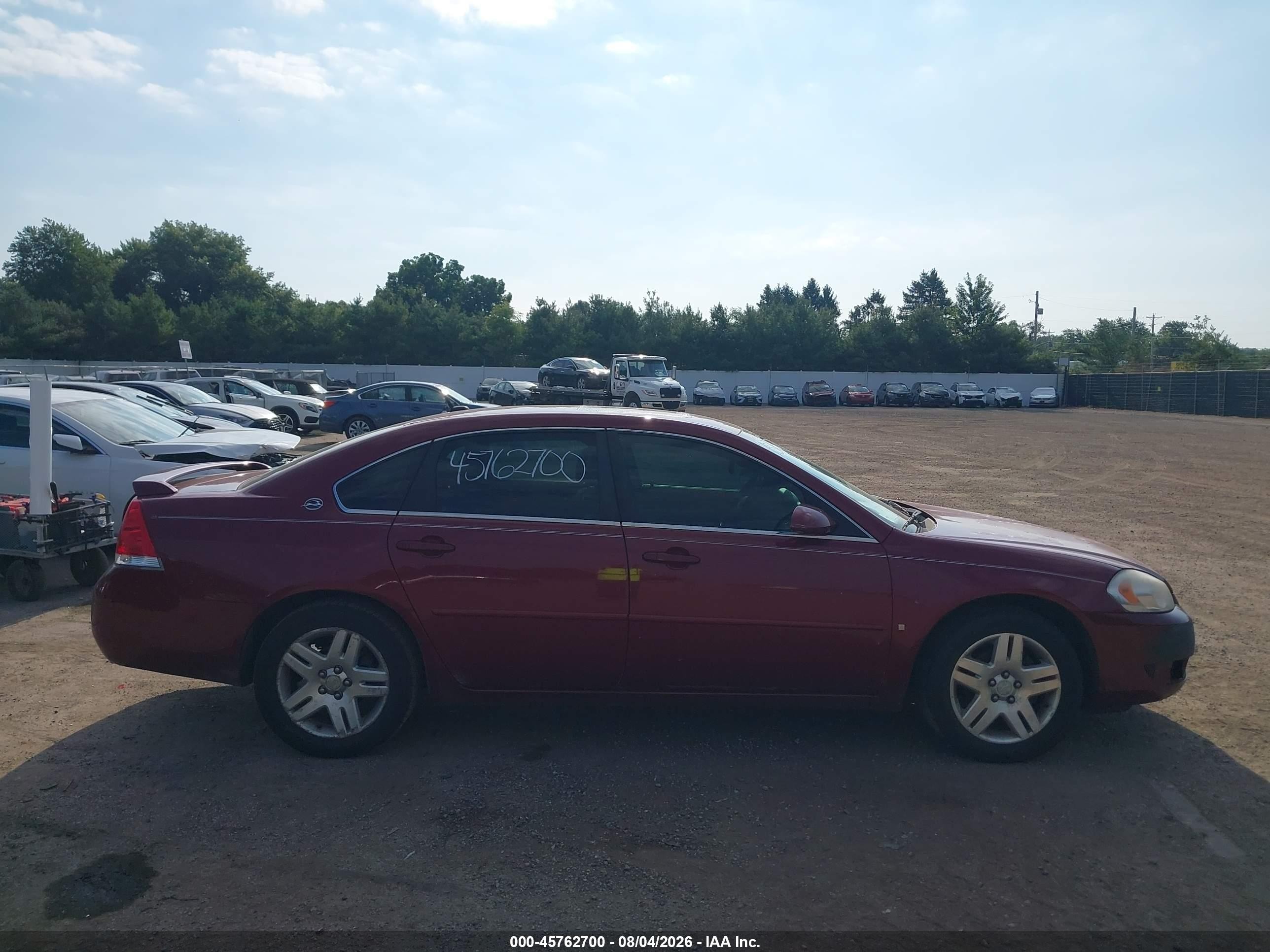 2006 Chevrolet Impala Lt Red vin: 2G1WC581969113044