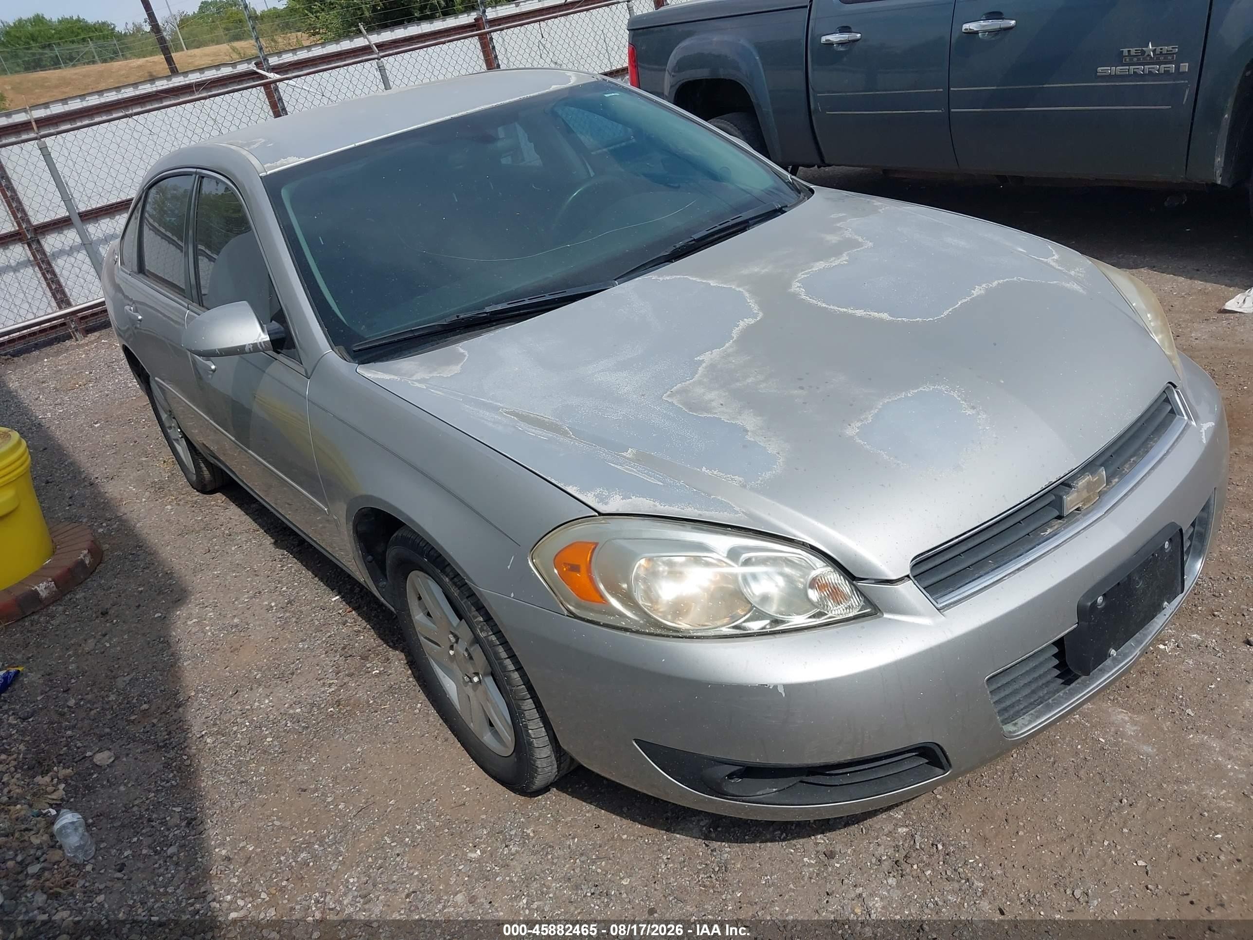2006 Chevrolet Impala Lt Серебряный vin: 2G1WC581969187449