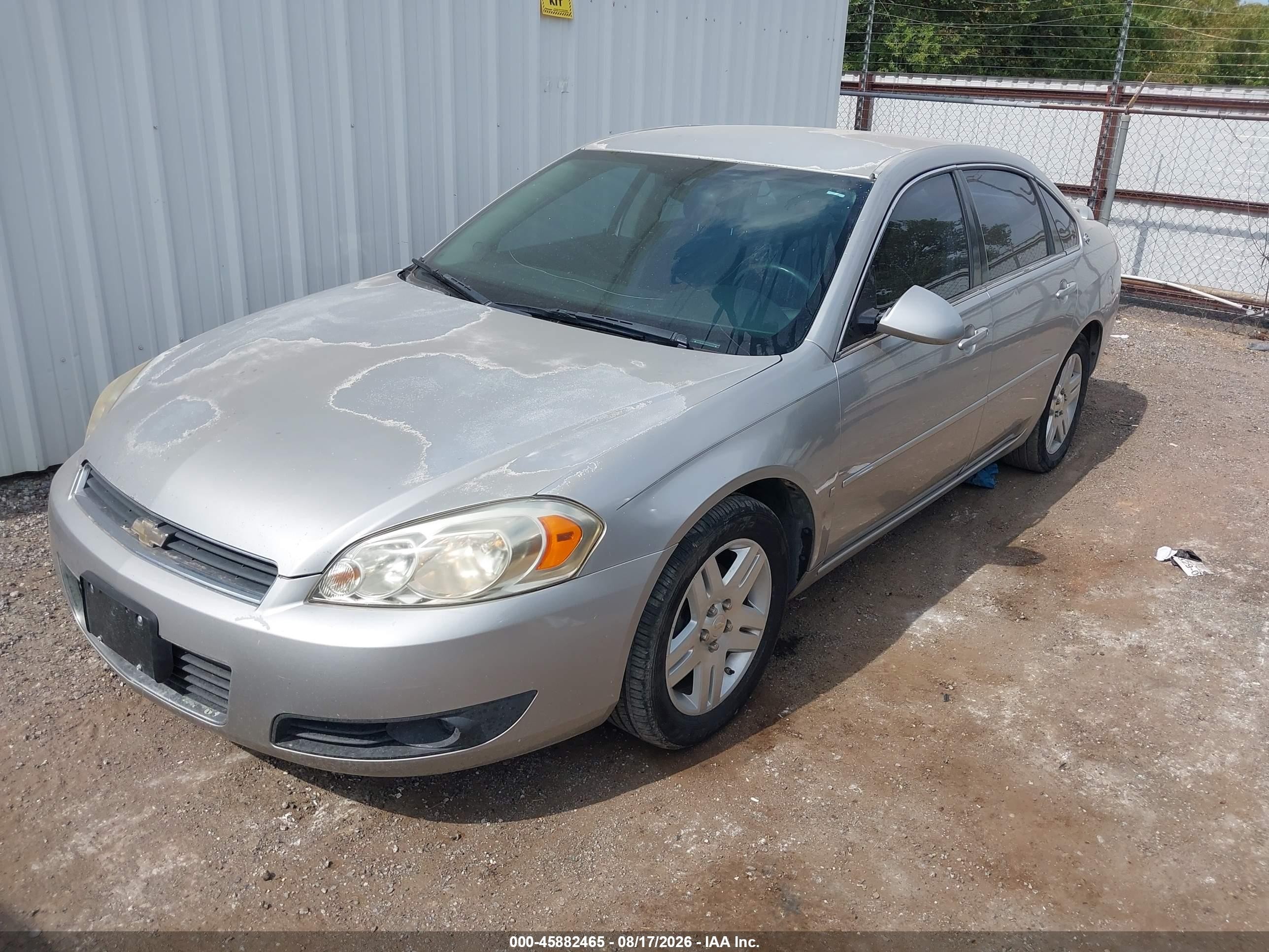 2006 Chevrolet Impala Lt Серебряный vin: 2G1WC581969187449