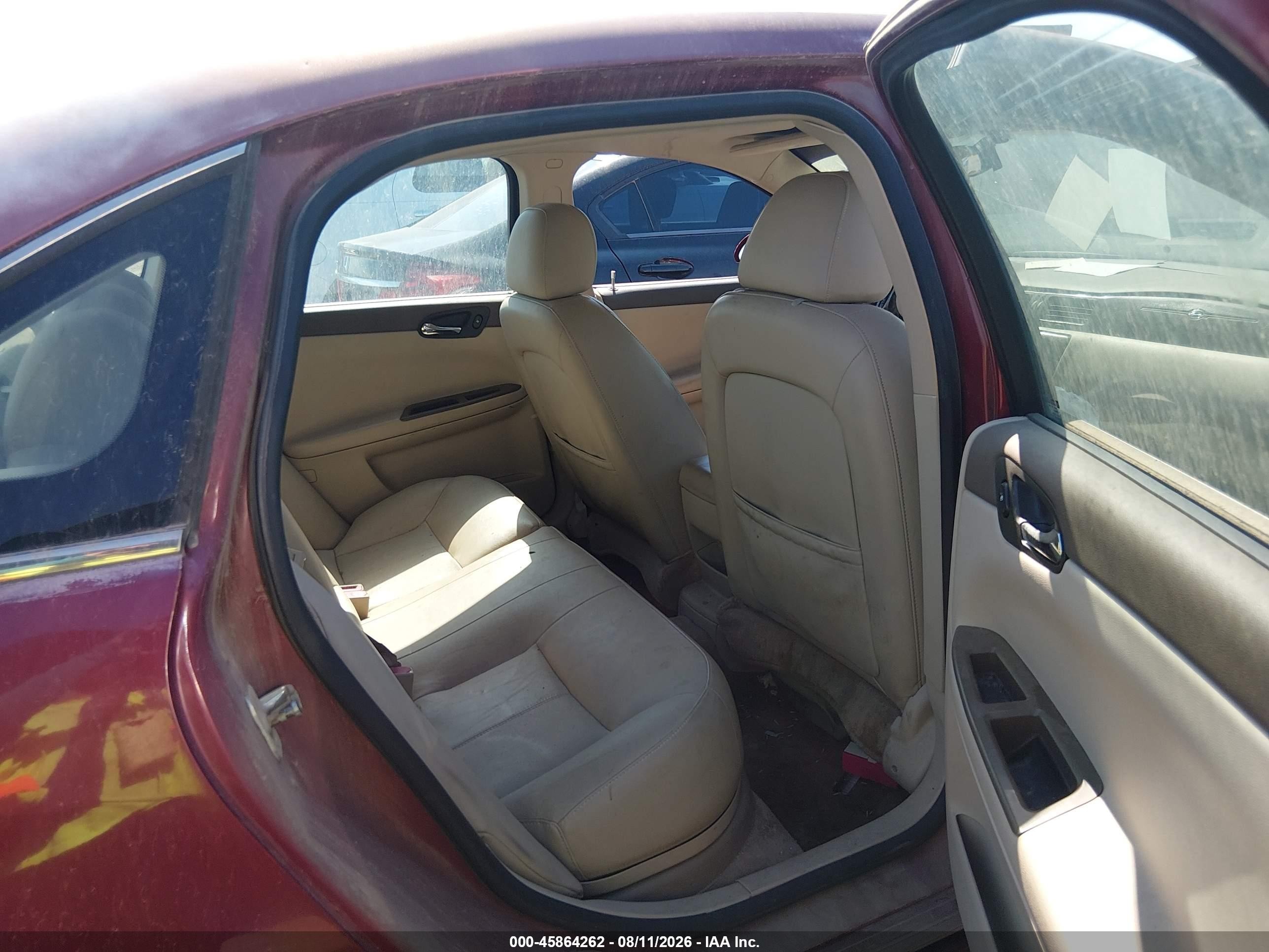 2006 Chevrolet Impala Lt Burgundy vin: 2G1WC581969270279