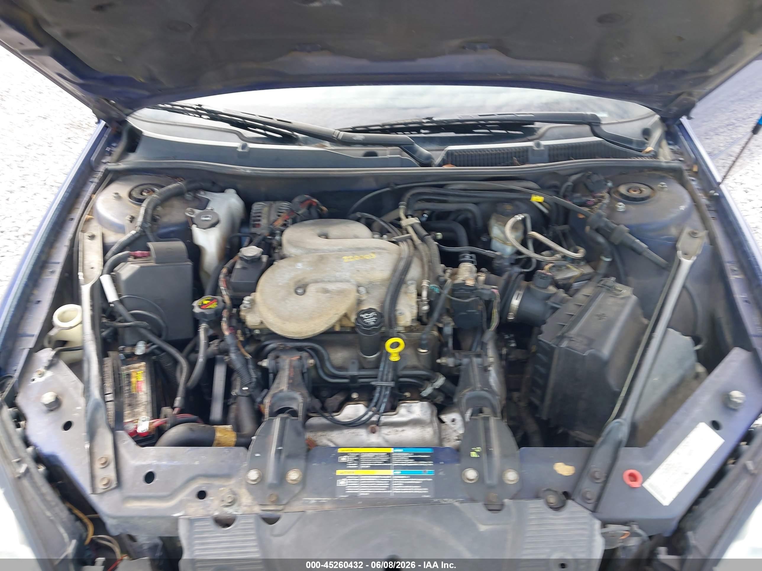 2006 Chevrolet Impala Lt Blue vin: 2G1WC581X69150426