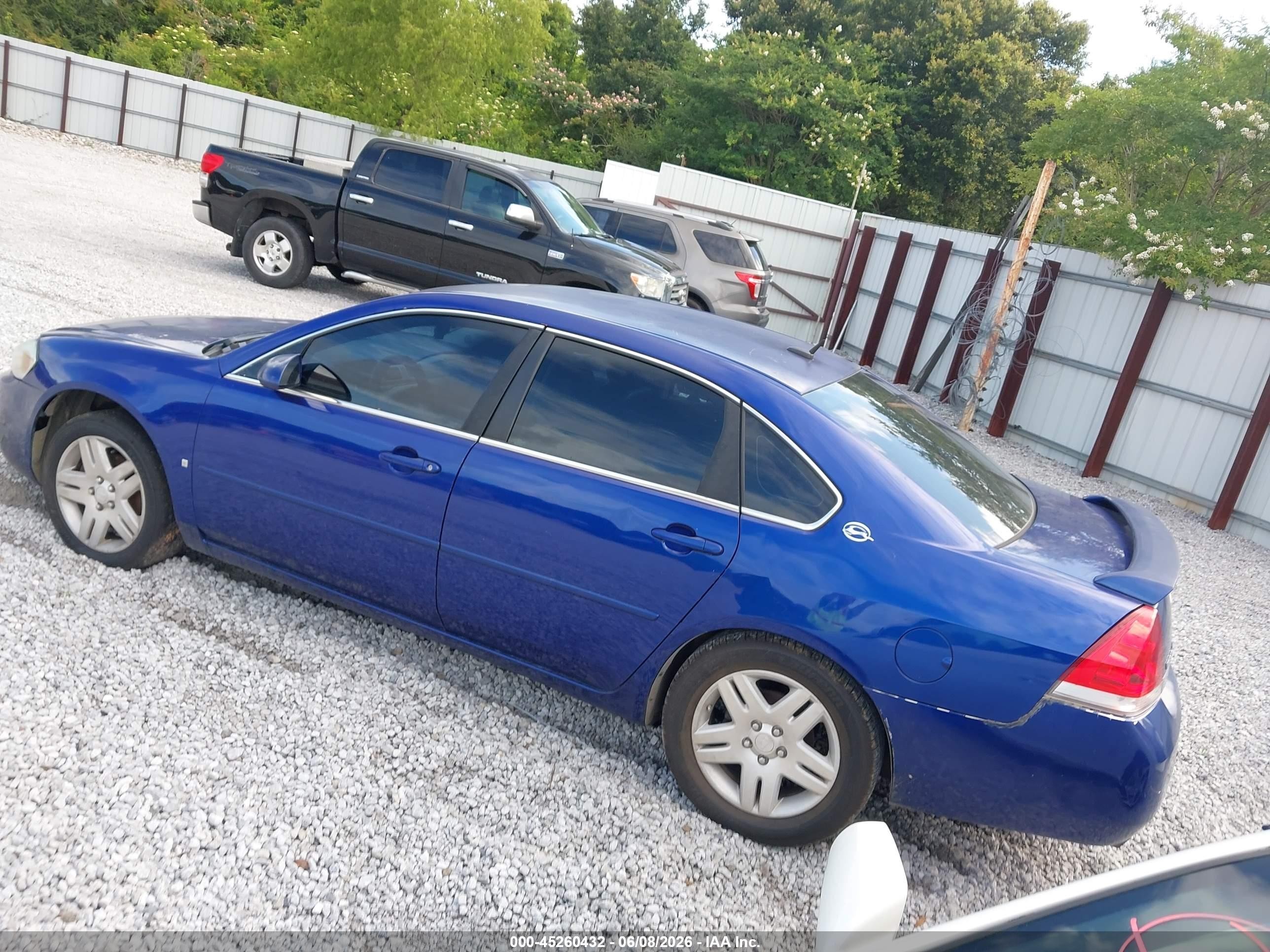 2006 Chevrolet Impala Lt Blue vin: 2G1WC581X69150426