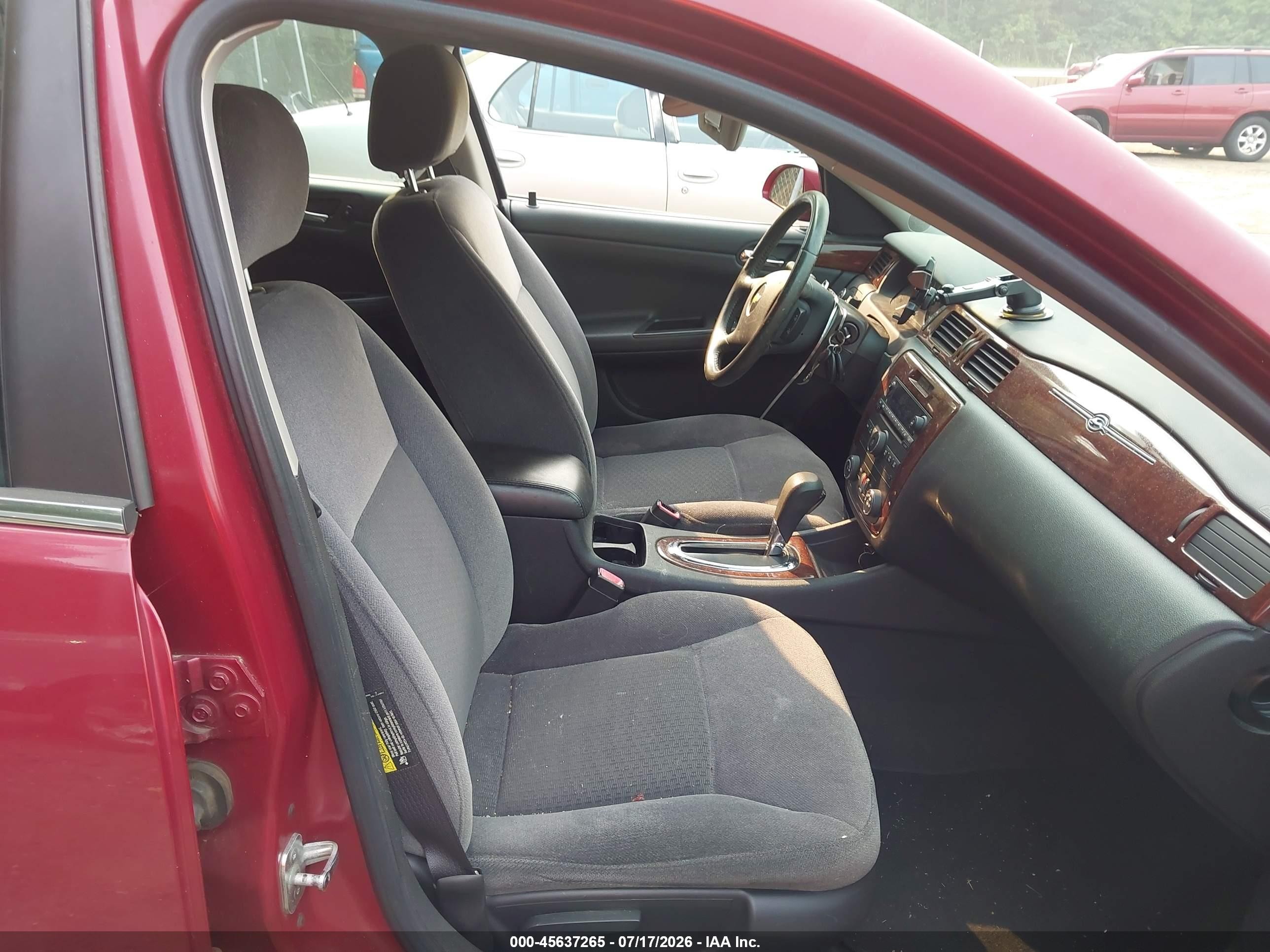 2006 Chevrolet Impala Lt Red vin: 2G1WC581X69275197