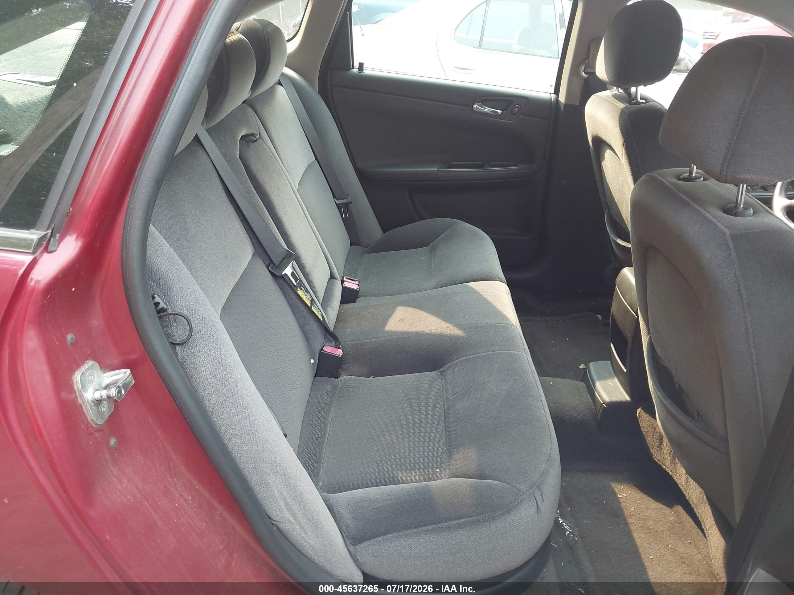 2006 Chevrolet Impala Lt Red vin: 2G1WC581X69275197