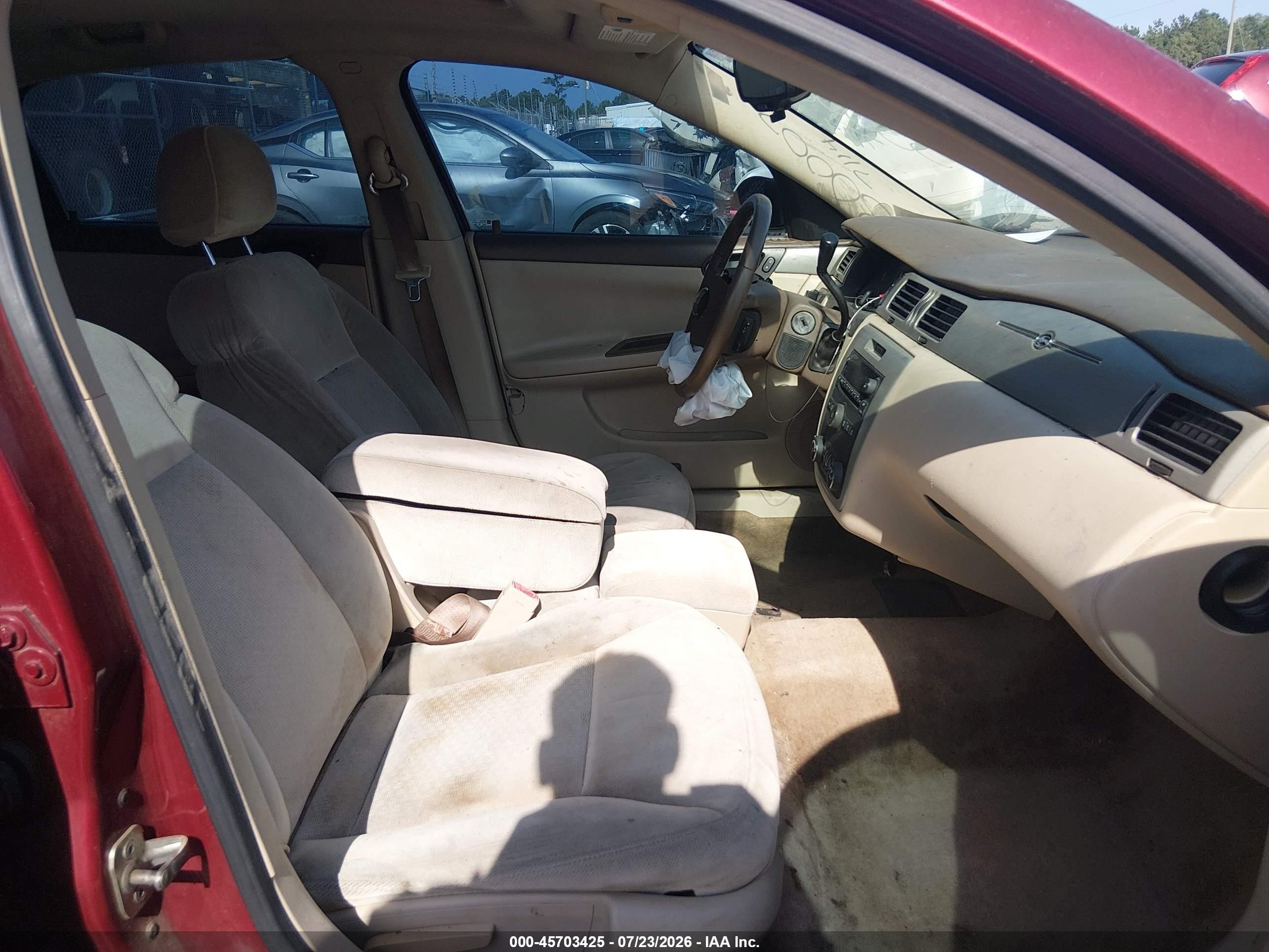 2008 Chevrolet Impala Lt Burgundy vin: 2G1WC583081330002