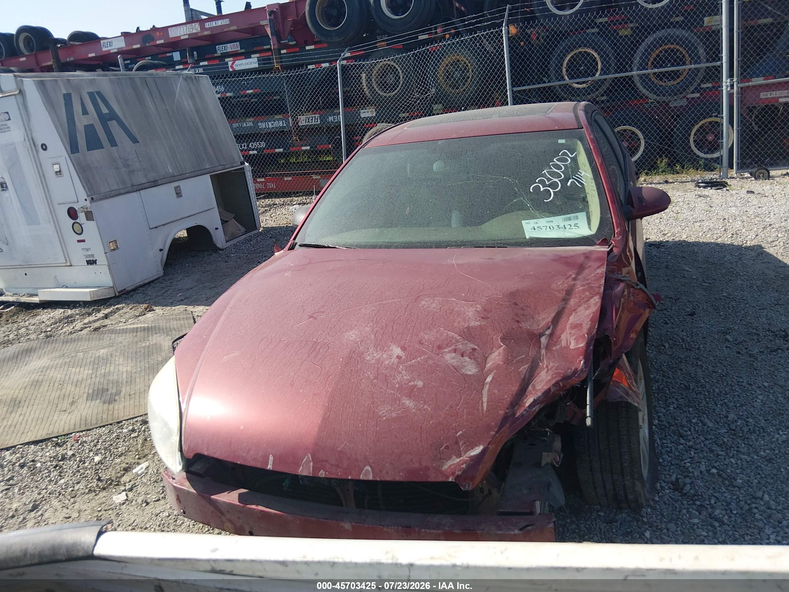 2008 Chevrolet Impala Lt Burgundy vin: 2G1WC583081330002