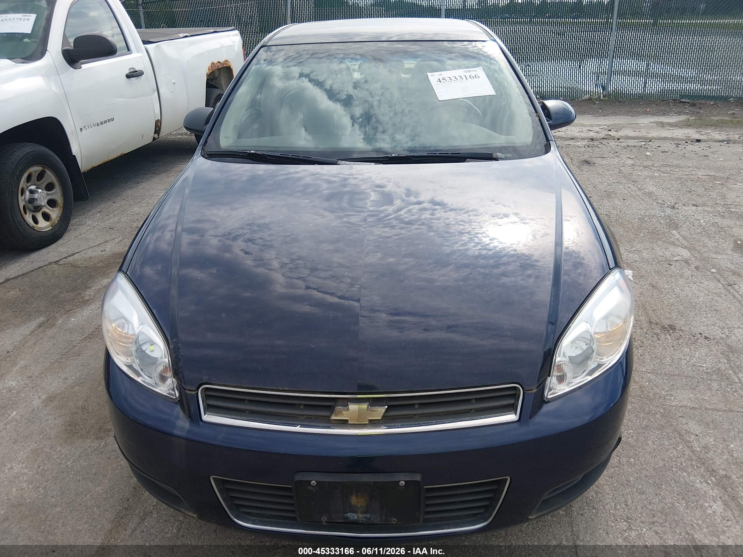 2008 Chevrolet Impala Lt Blue vin: 2G1WC583089199400