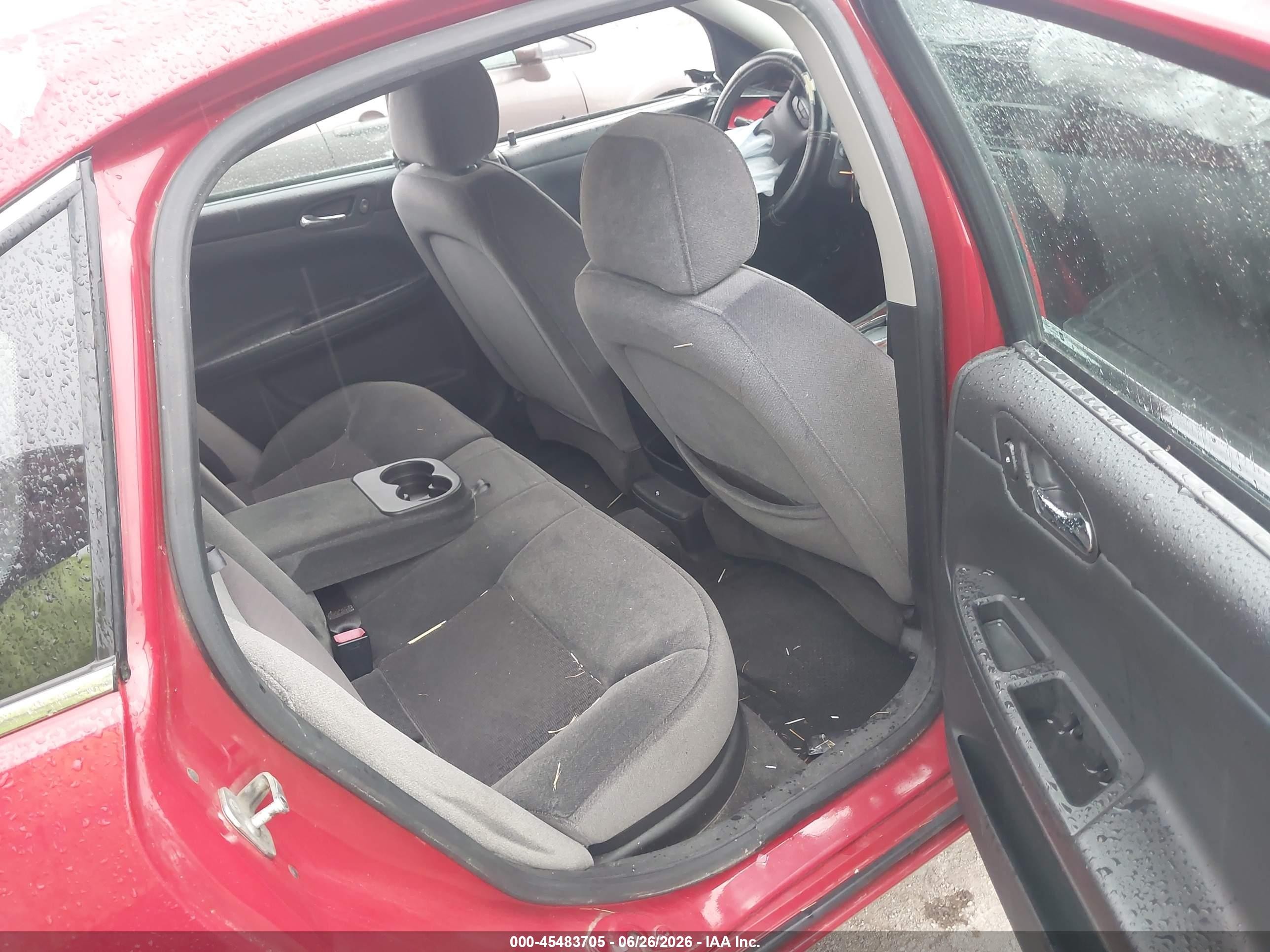 2008 Chevrolet Impala Lt Red vin: 2G1WC583189269227