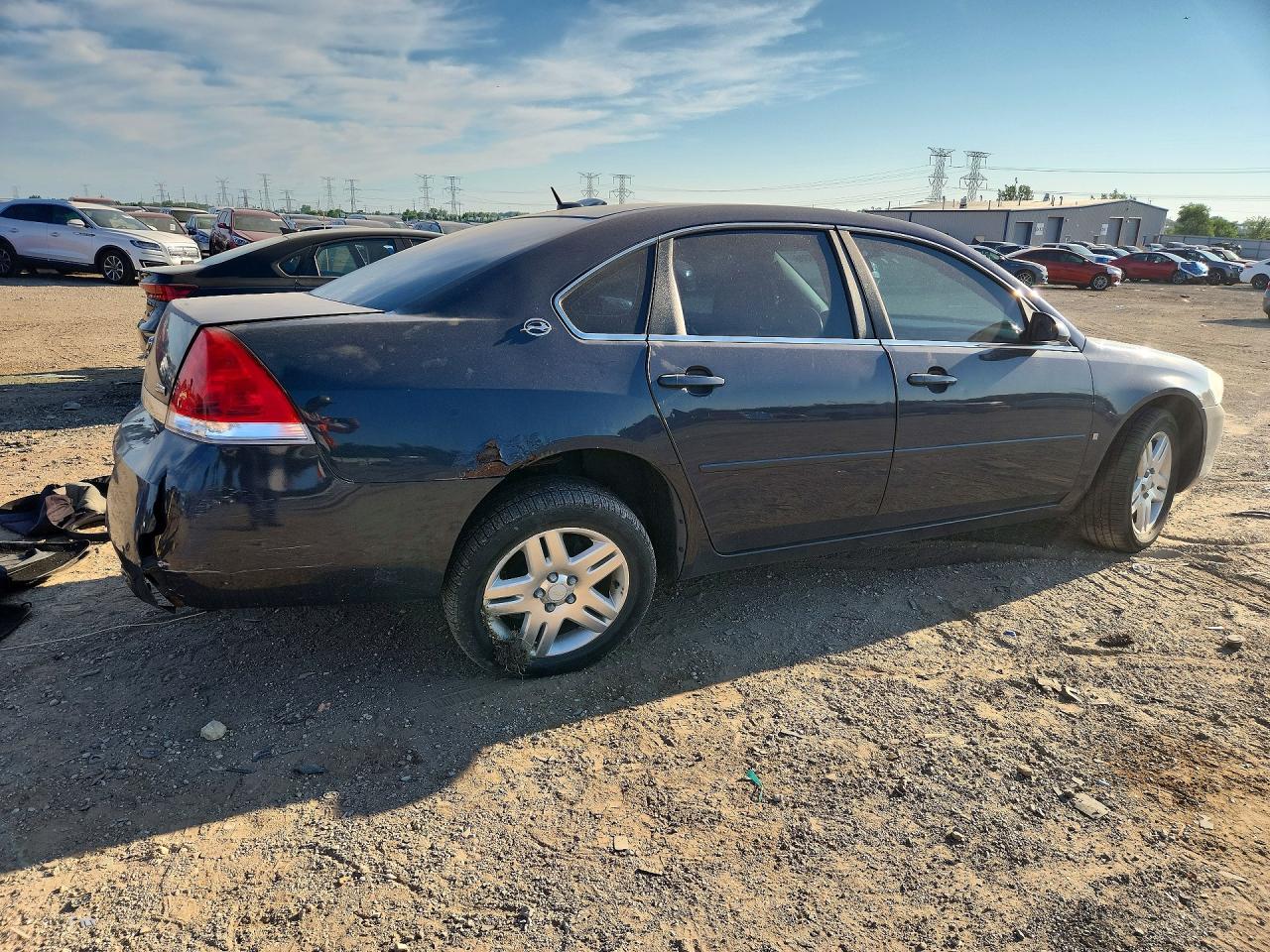 2008 Chevrolet Impala Lt Blue vin: 2G1WC583189274606