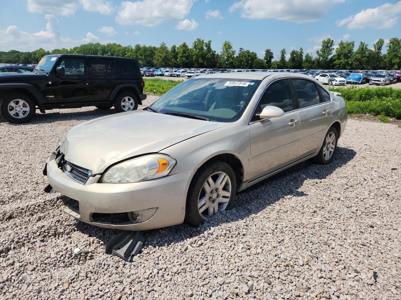 2008 Chevrolet Impala Lt Tan vin: 2G1WC583281340921