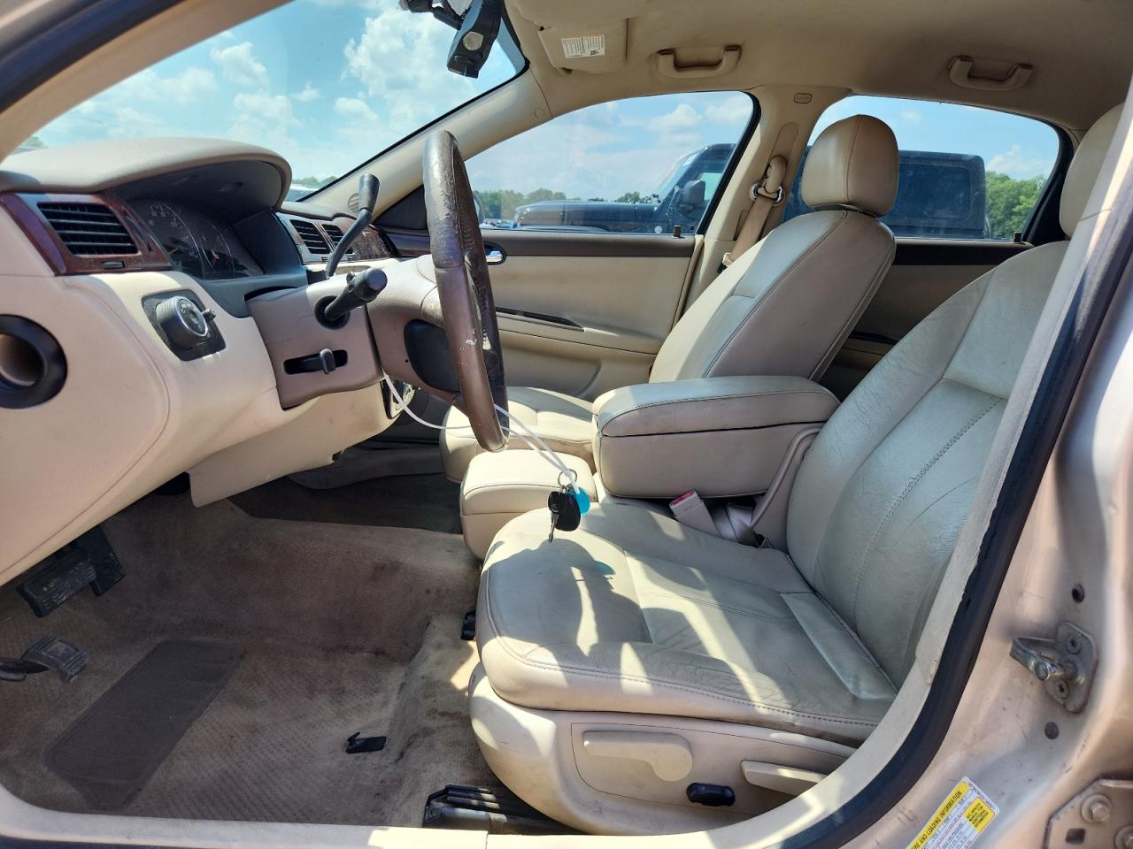 2008 Chevrolet Impala Lt Tan vin: 2G1WC583281340921