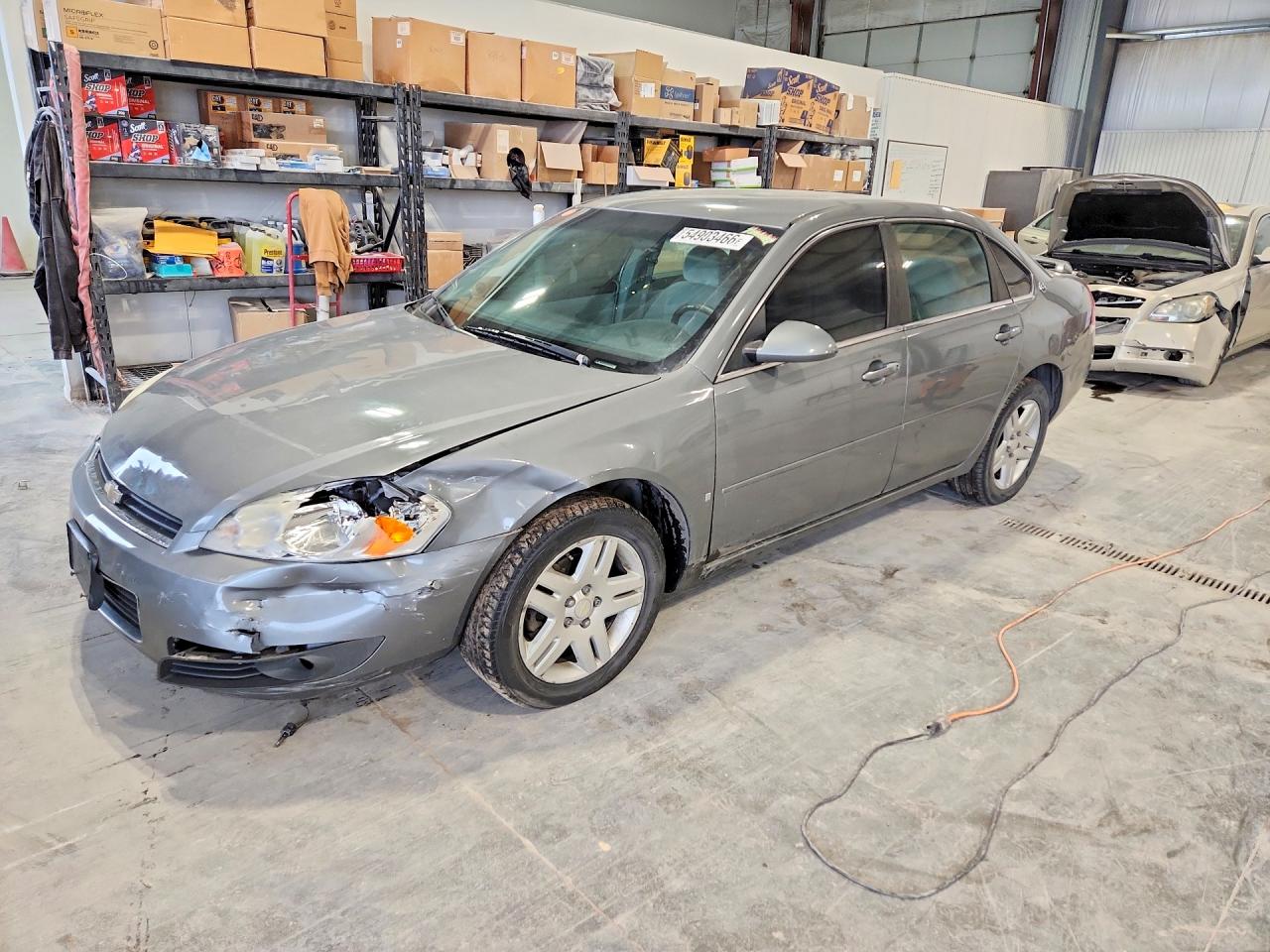 2008 Chevrolet Impala Gray vin: 2G1WC583381202109
