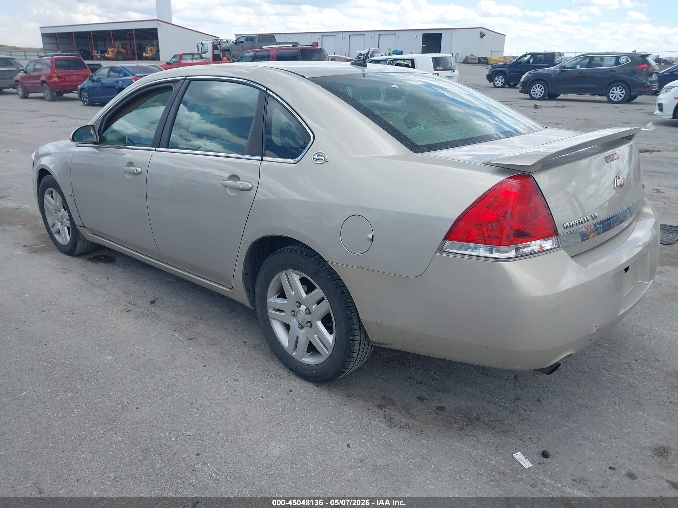 2008 Chevrolet Impala Lt Бежевый vin: 2G1WC583381286108