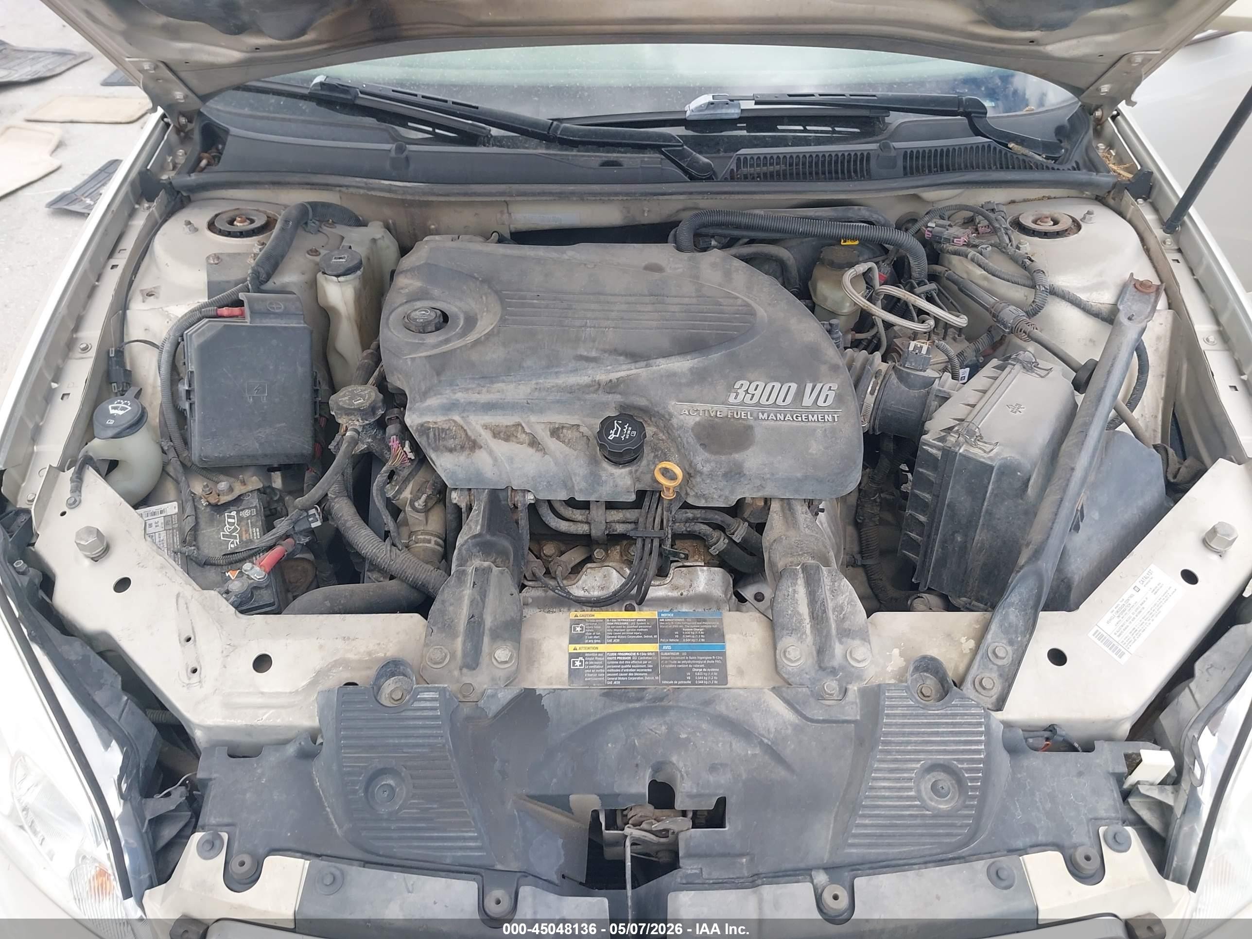 2008 Chevrolet Impala Lt Бежевый vin: 2G1WC583381286108