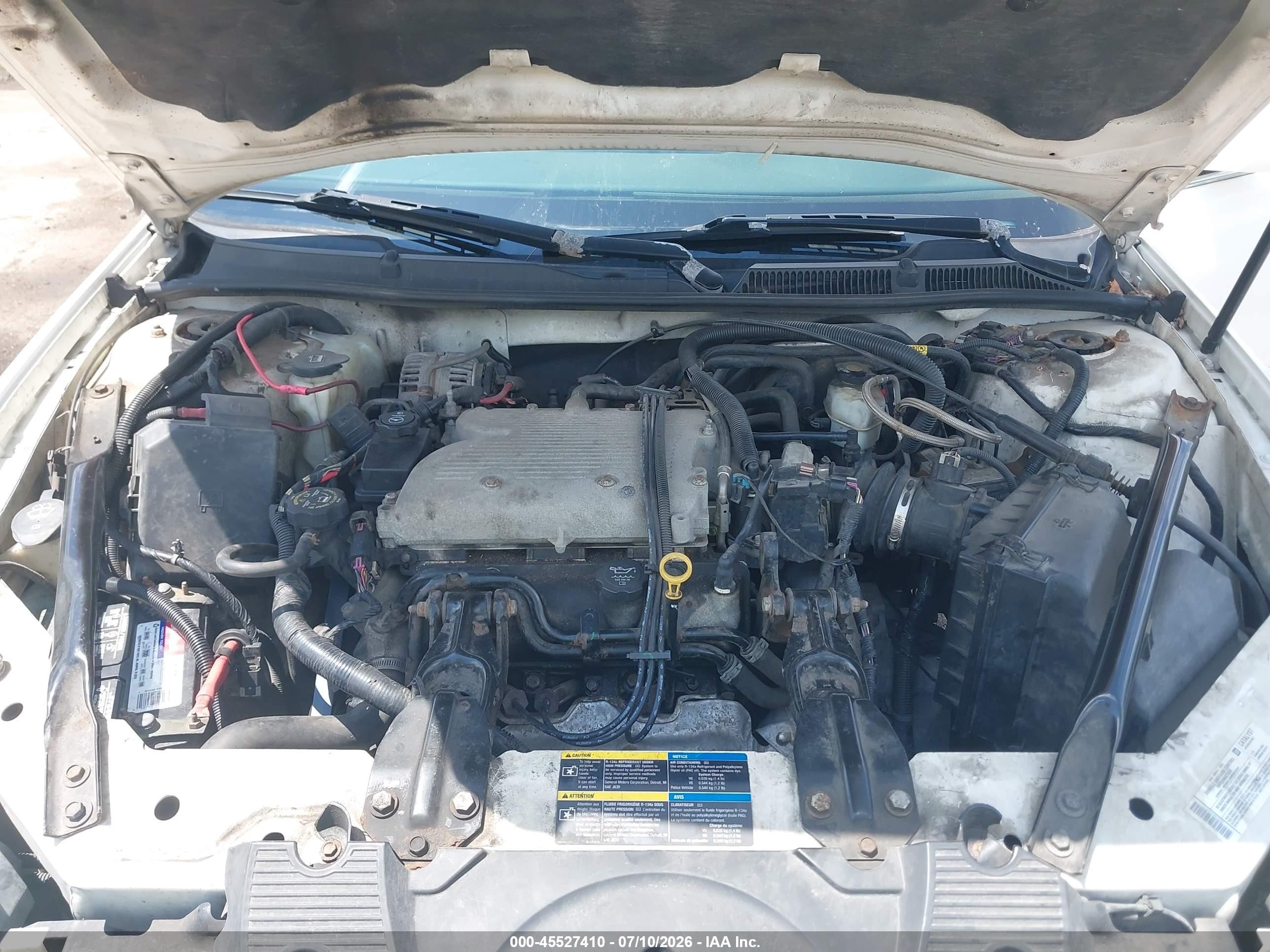 2008 Chevrolet Impala Lt White vin: 2G1WC583389148358