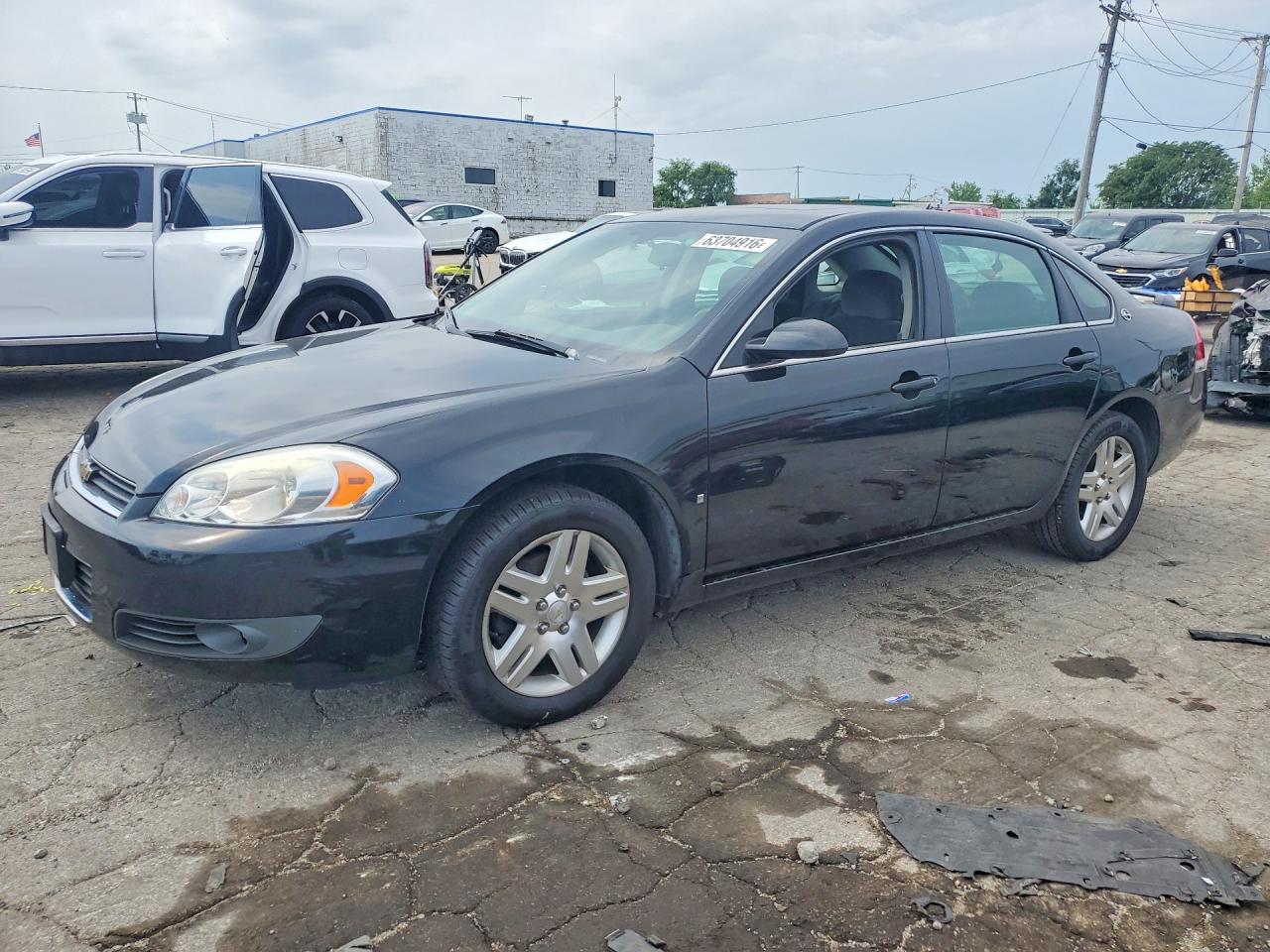 2008 Chevrolet Impala Lt Black vin: 2G1WC583589169096
