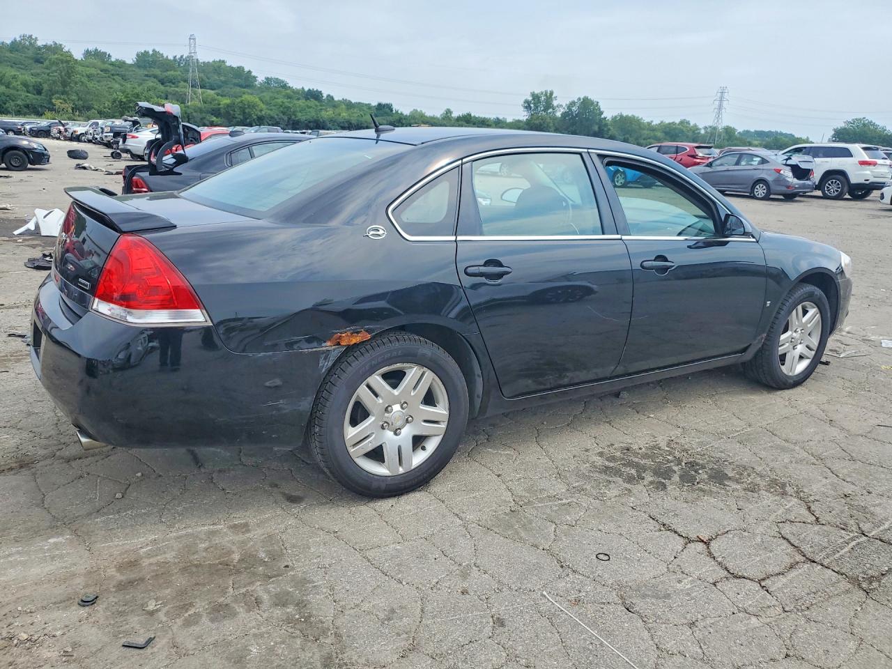 2008 Chevrolet Impala Lt Black vin: 2G1WC583589169096